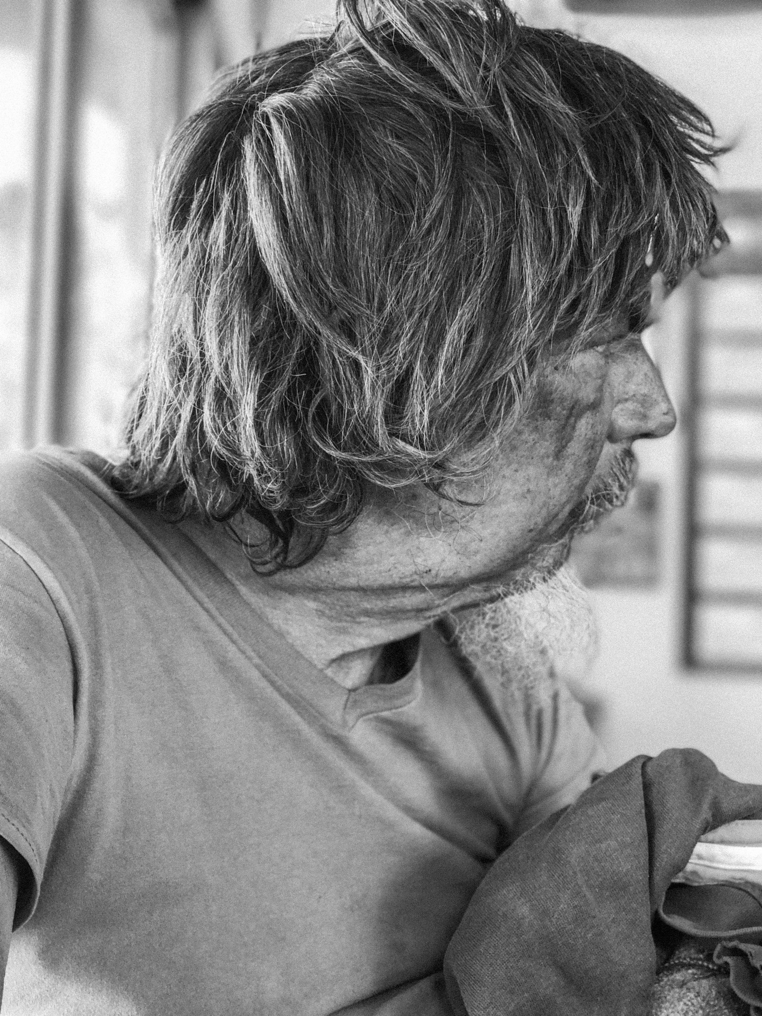 Apple iPhone 7 Plus sample photo. This is fred he is homeless. i met him at a wingst ... photography