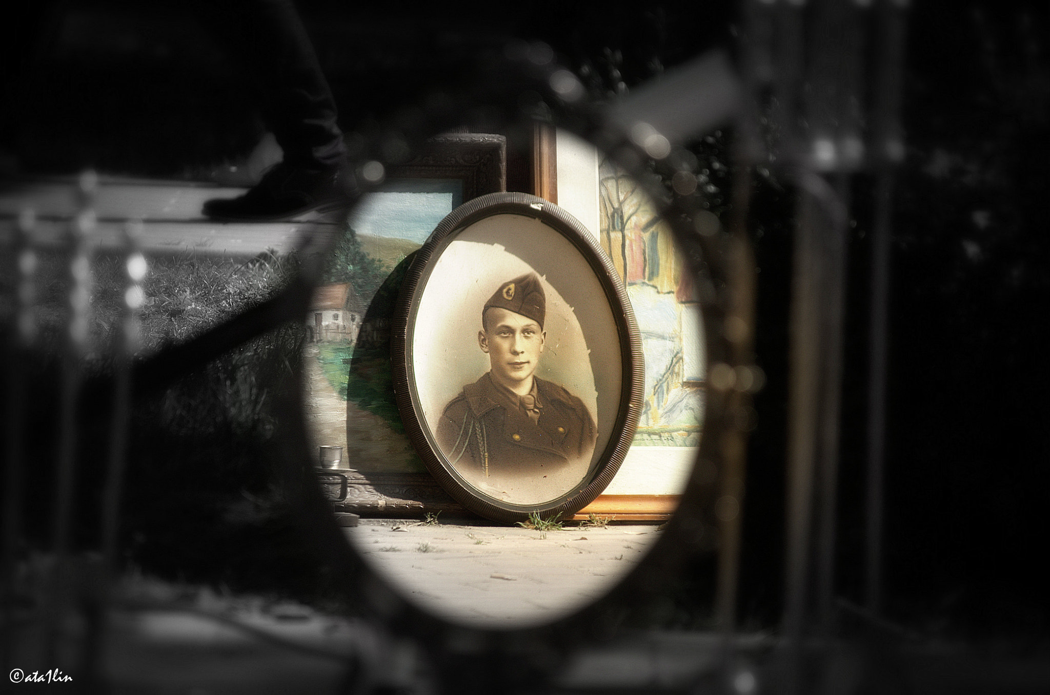 Nikon D50 sample photo. Old reflection photography