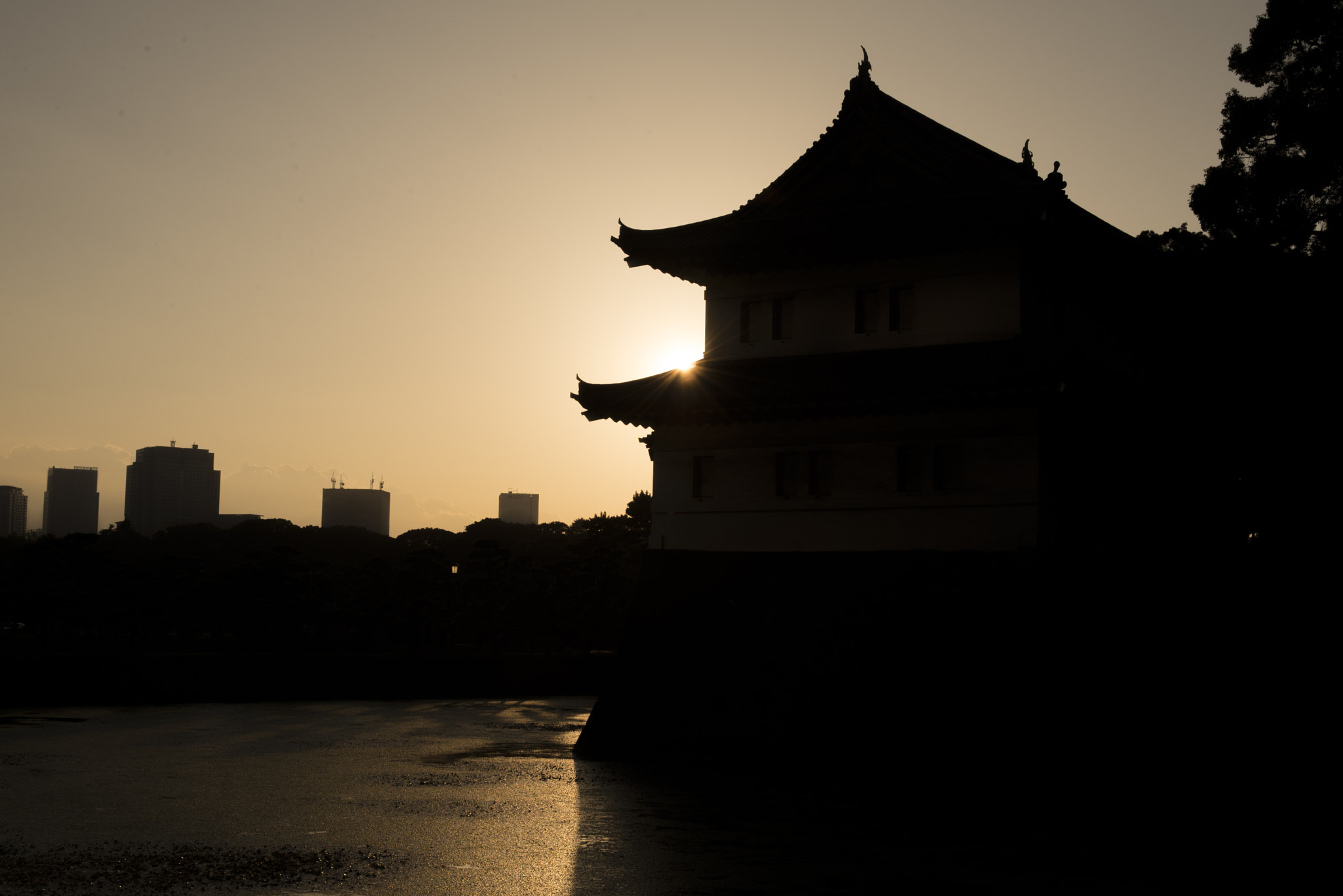AF Zoom-Nikkor 28-105mm f/3.5-4.5D IF sample photo. Tokyo imperial palace photography