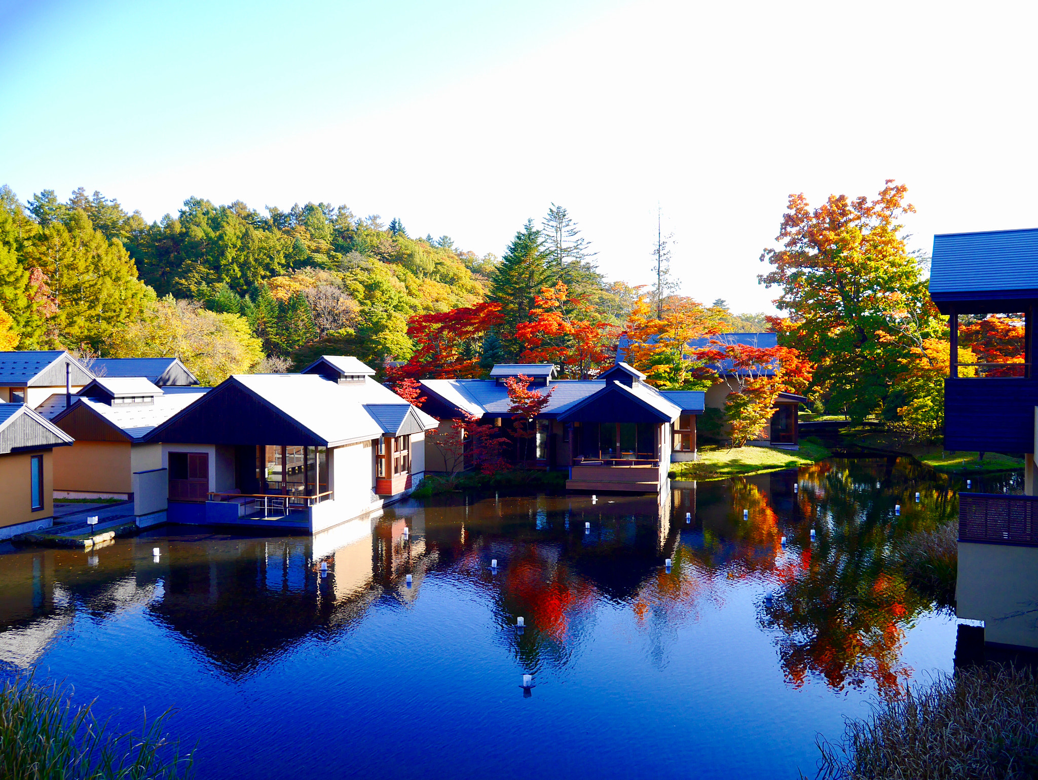 LUMIX G VARIO PZ 14-42/F3.5-5.6 sample photo. Hoshinoya karuizawa photography