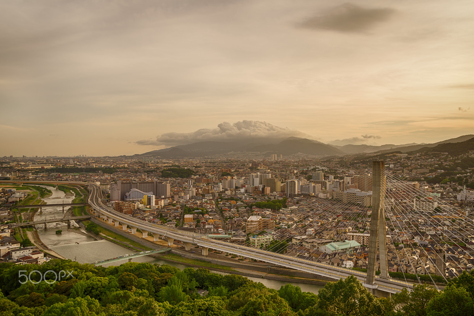 Pentax K-1 sample photo. The city at dusk photography