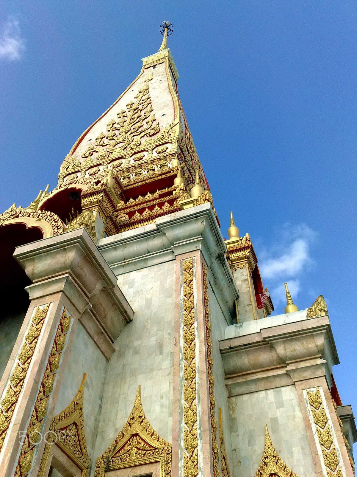 Nokia N82 sample photo. Chalong temple photography