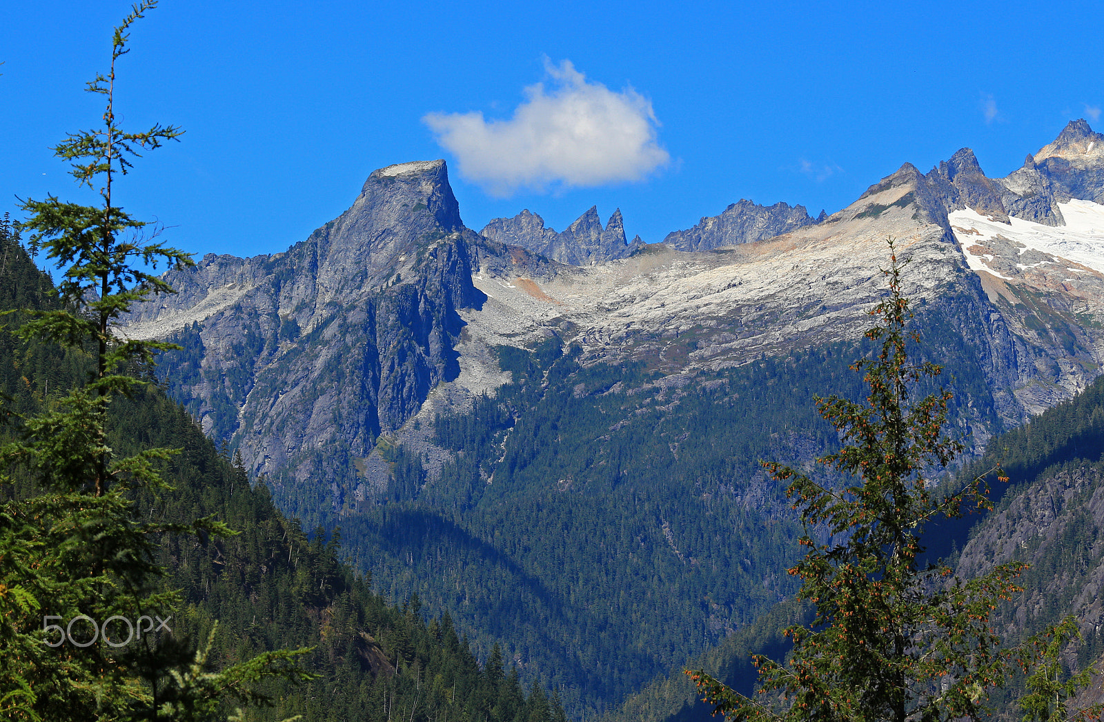 Canon EF 70-200mm F4L IS USM sample photo. Picket range - north cascades national park photography