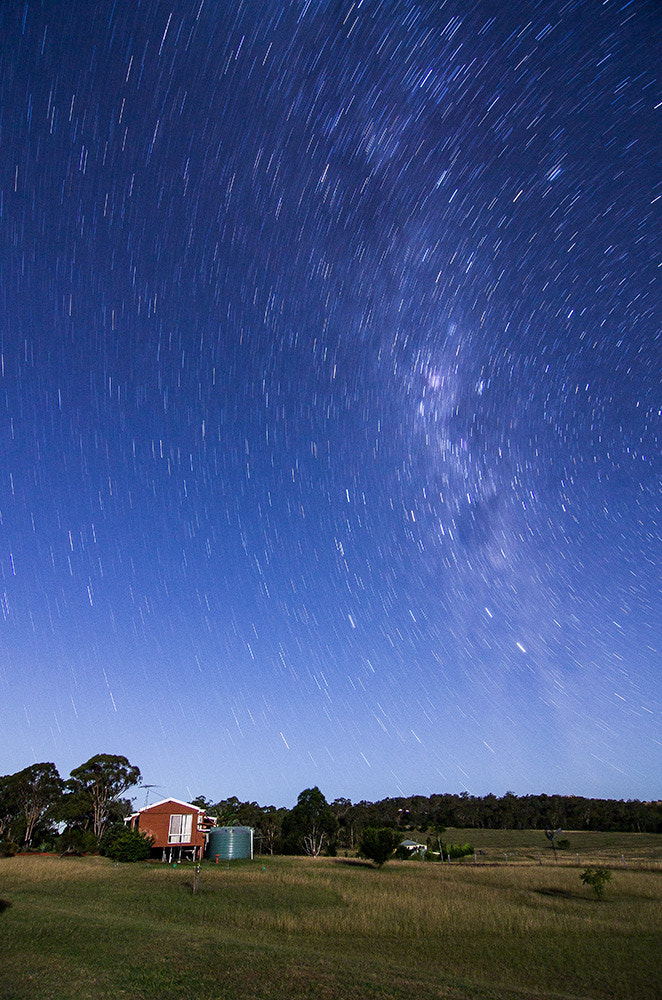 Backyard star trails by Ashraf Saleh on 500px.com