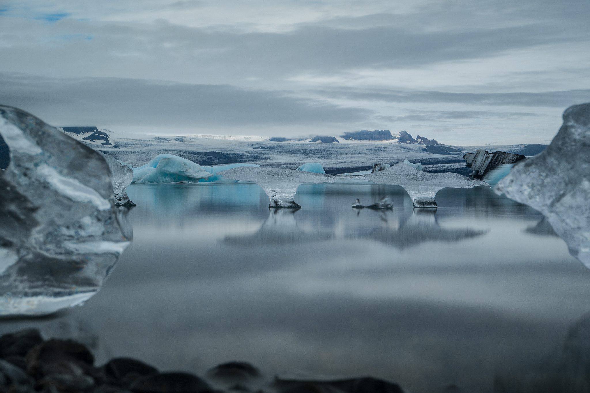 Samsung NX300M + Samsung NX 16-50mm F3.5-5.6 Power Zoom ED OIS sample photo. Ice lagoon #2 photography