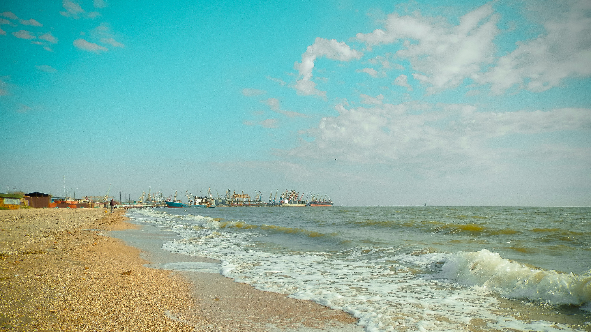 Olympus SP-620UZ sample photo. Berdyansk / azov sea photography