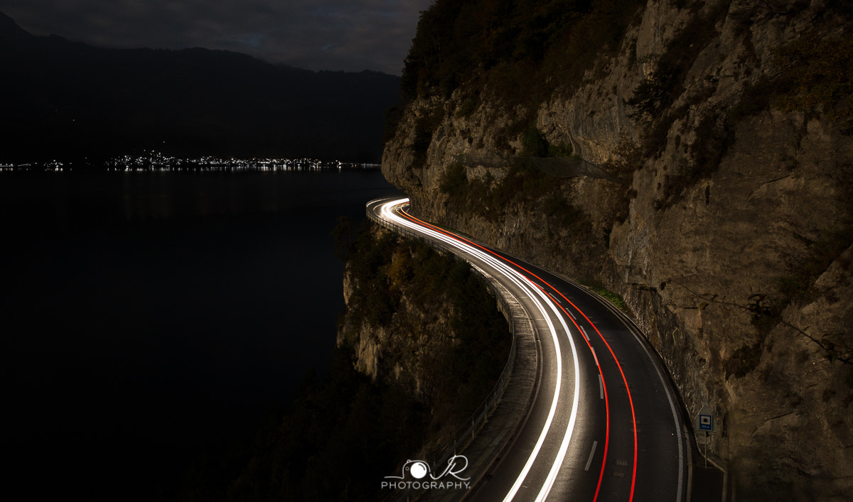Canon EOS 6D + Canon EF 11-24mm F4L USM sample photo. Full moon and light trails photography