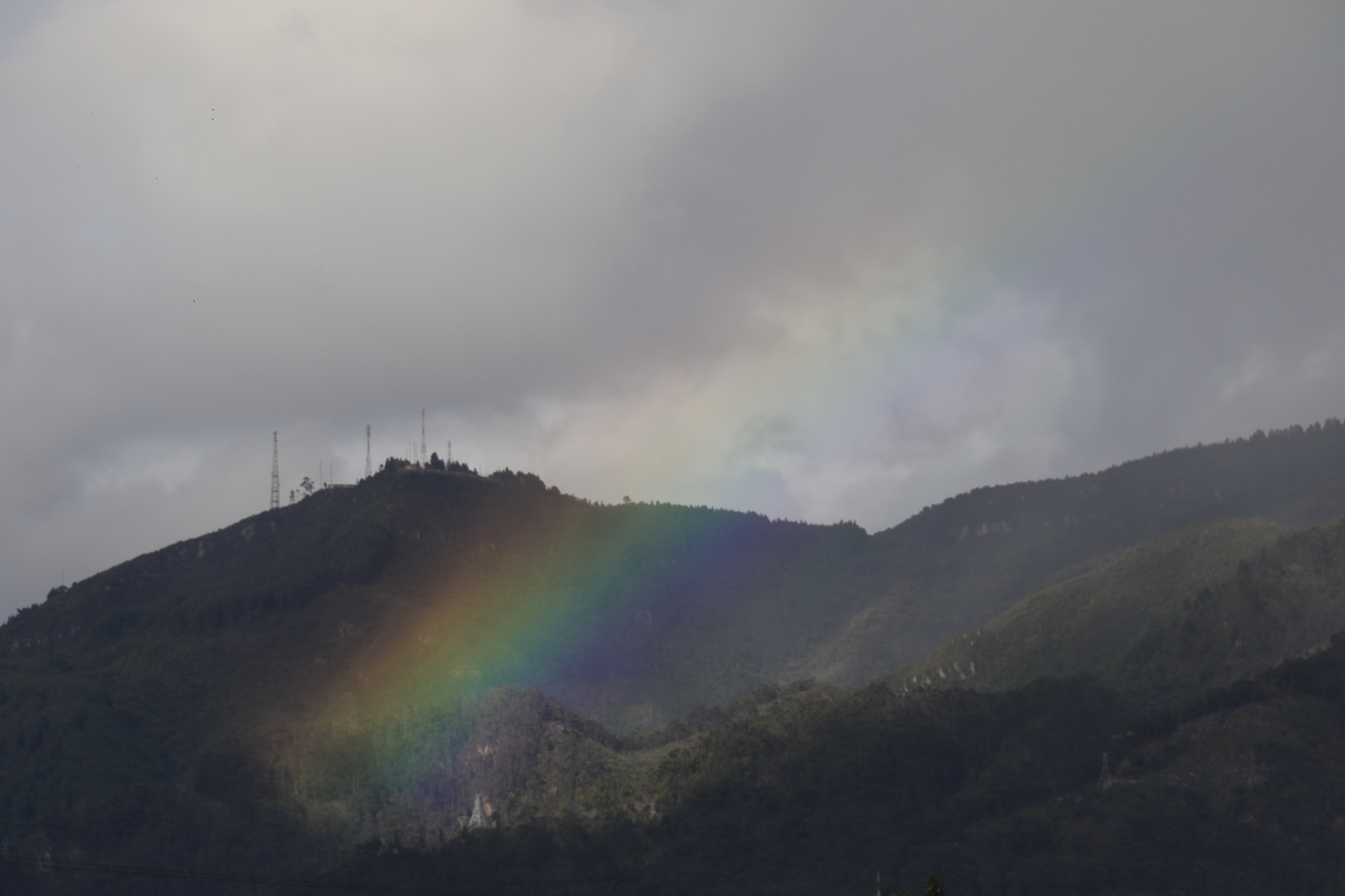 Canon EF-S 18-135mm F3.5-5.6 IS sample photo. Arcoiris en bogotá d.c, cundinamarca, colombia. photography