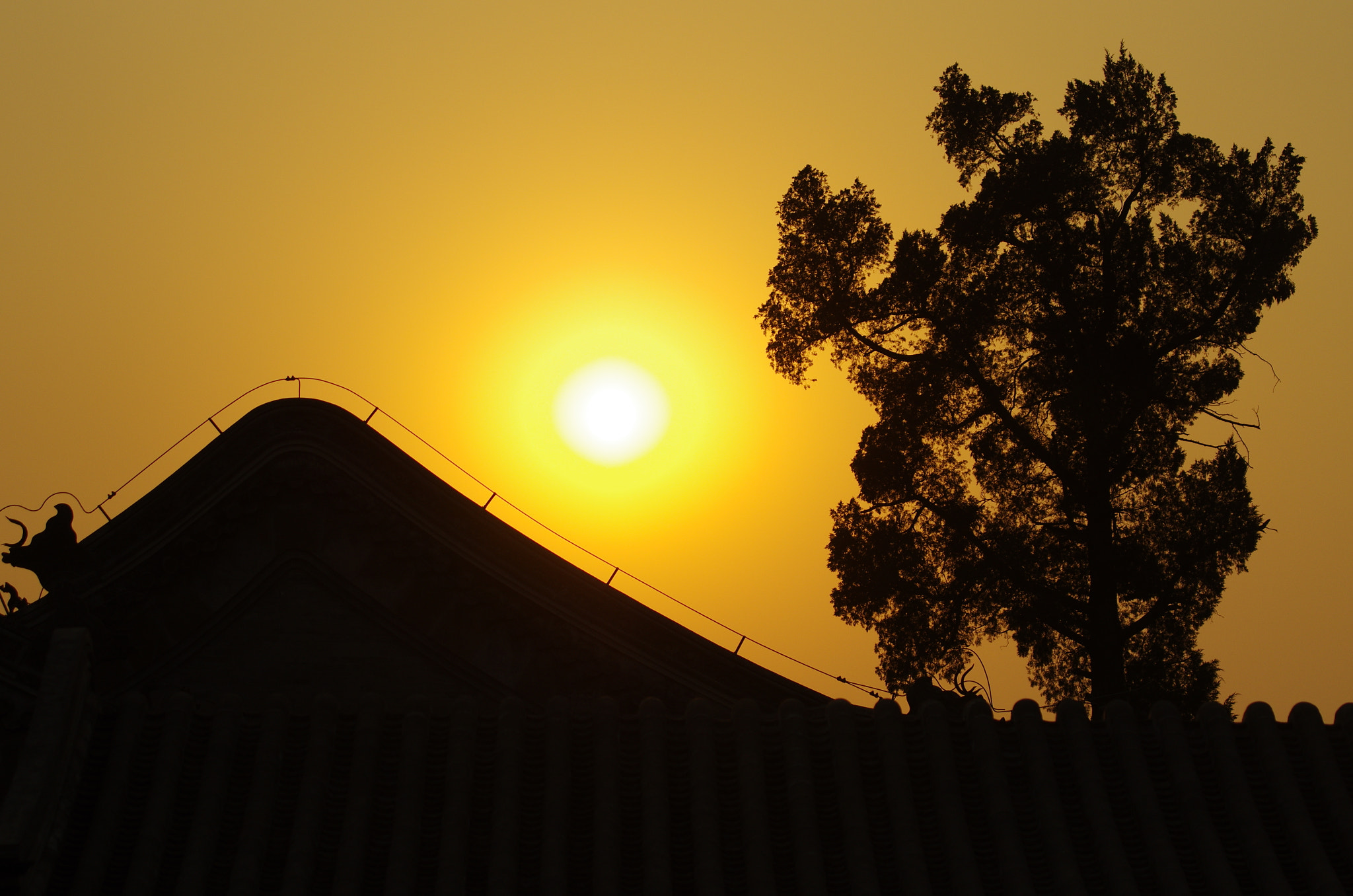 Pentax K-5 II sample photo. Beijing - sunset photography