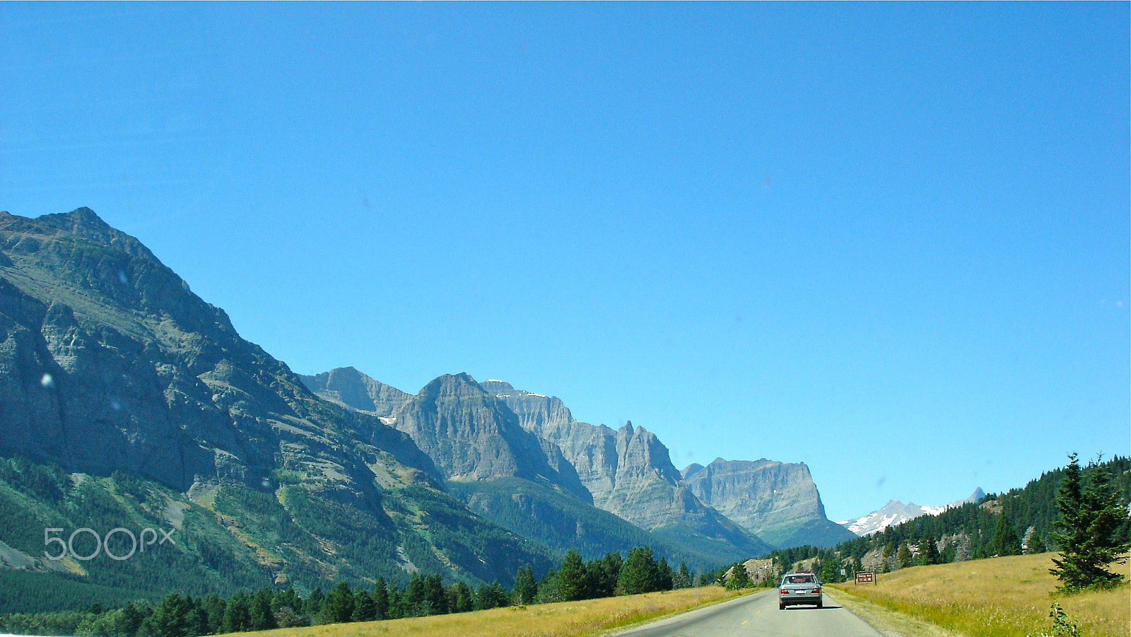 Sony DSC-W1 sample photo. Going to the sun road photography