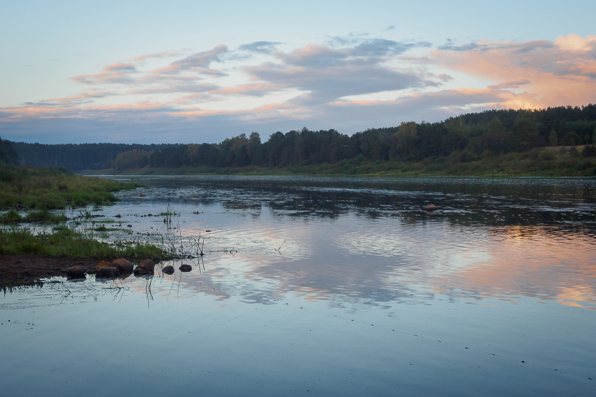 Olympus OM-D E-M10 sample photo. Sunset on the volga photography