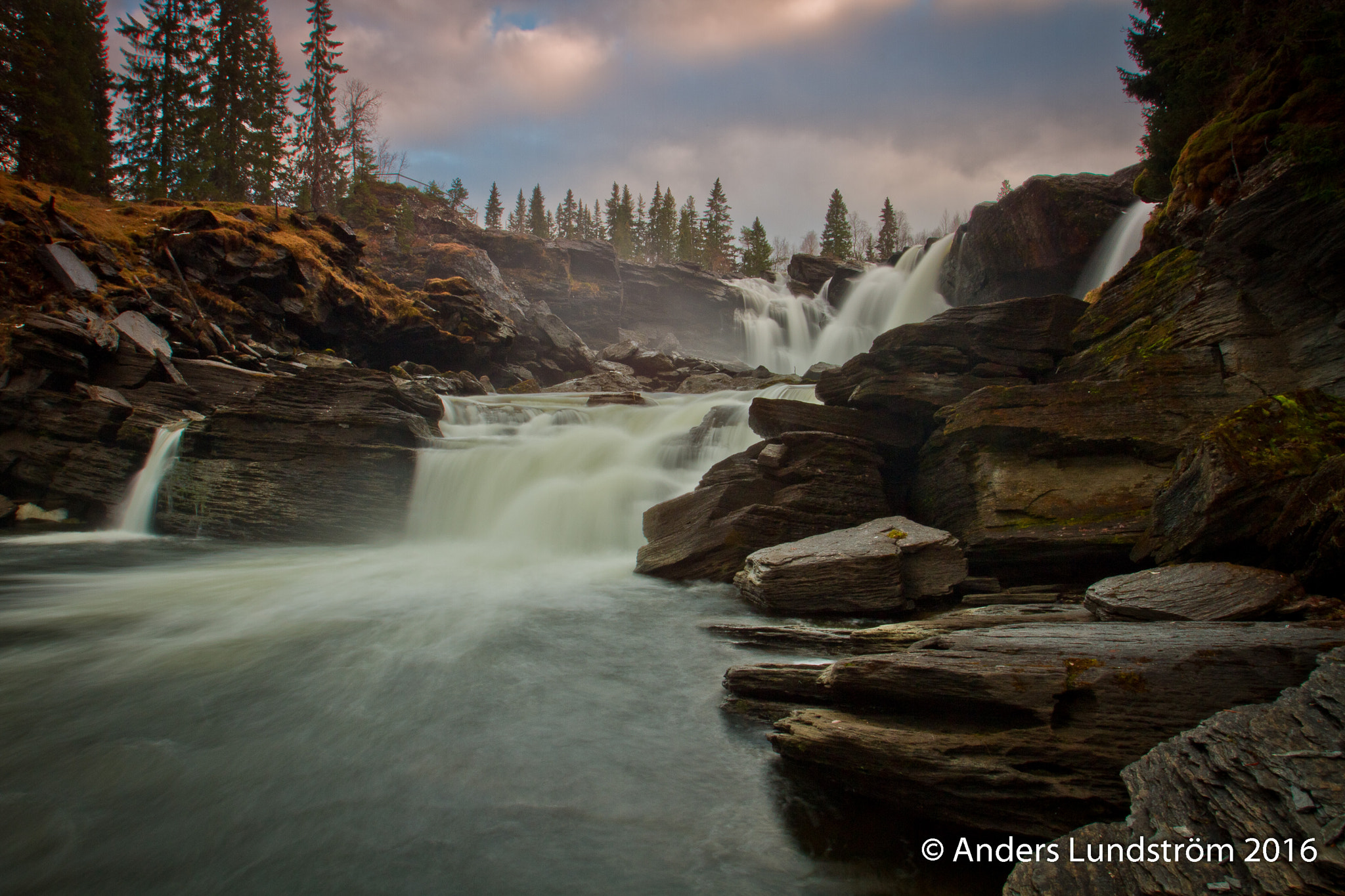 Canon EOS 7D + Canon EF 16-35mm F2.8L USM sample photo. Ristafallet i västra jämtland. photography