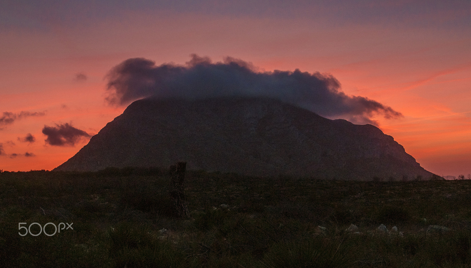 Nikon D5000 sample photo. Sunset in spain photography