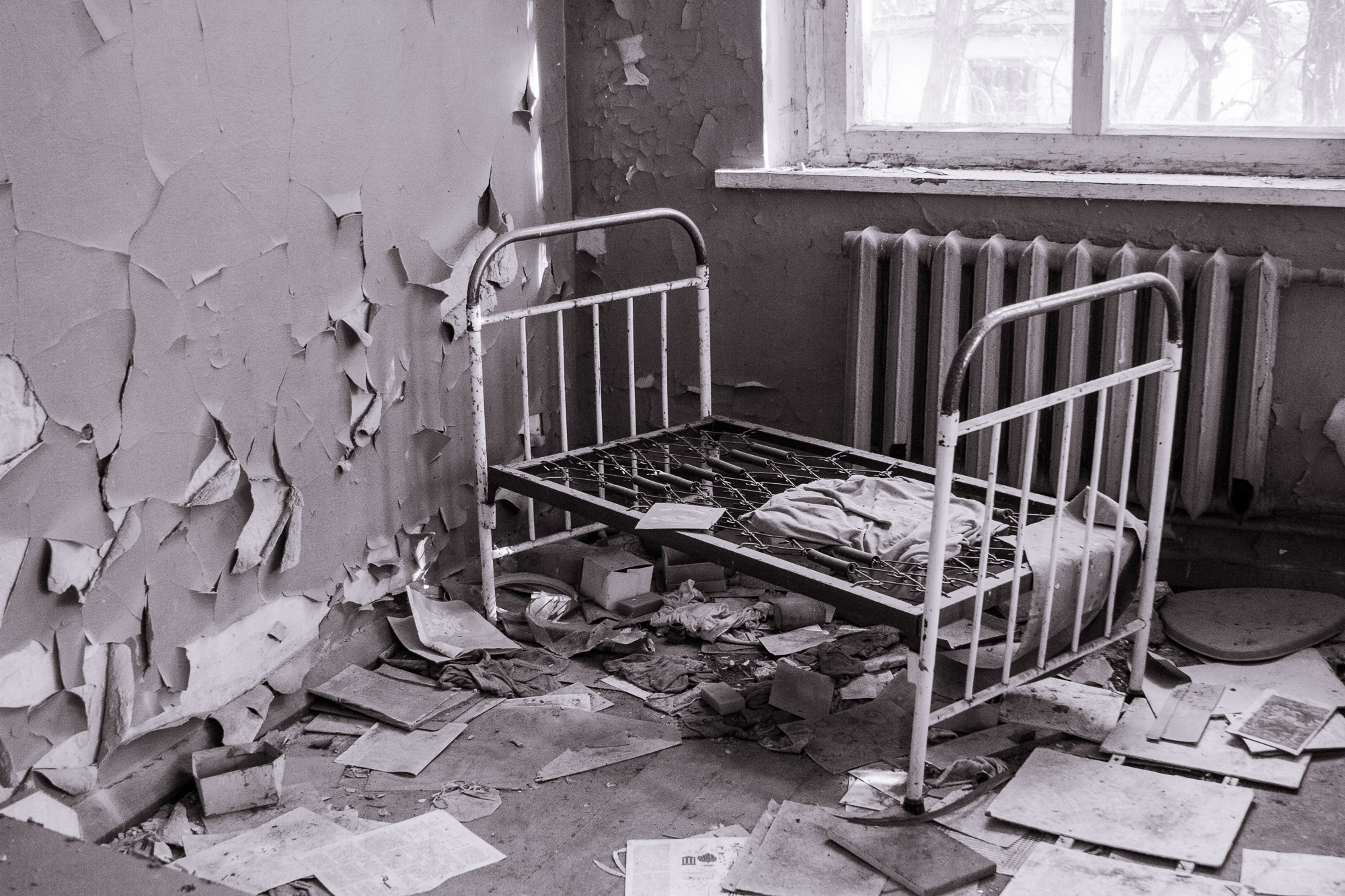 Canon EF 28-135mm F3.5-5.6 IS USM sample photo. Any child will never sleep here. empty village between chornobyl and prypjat. photography