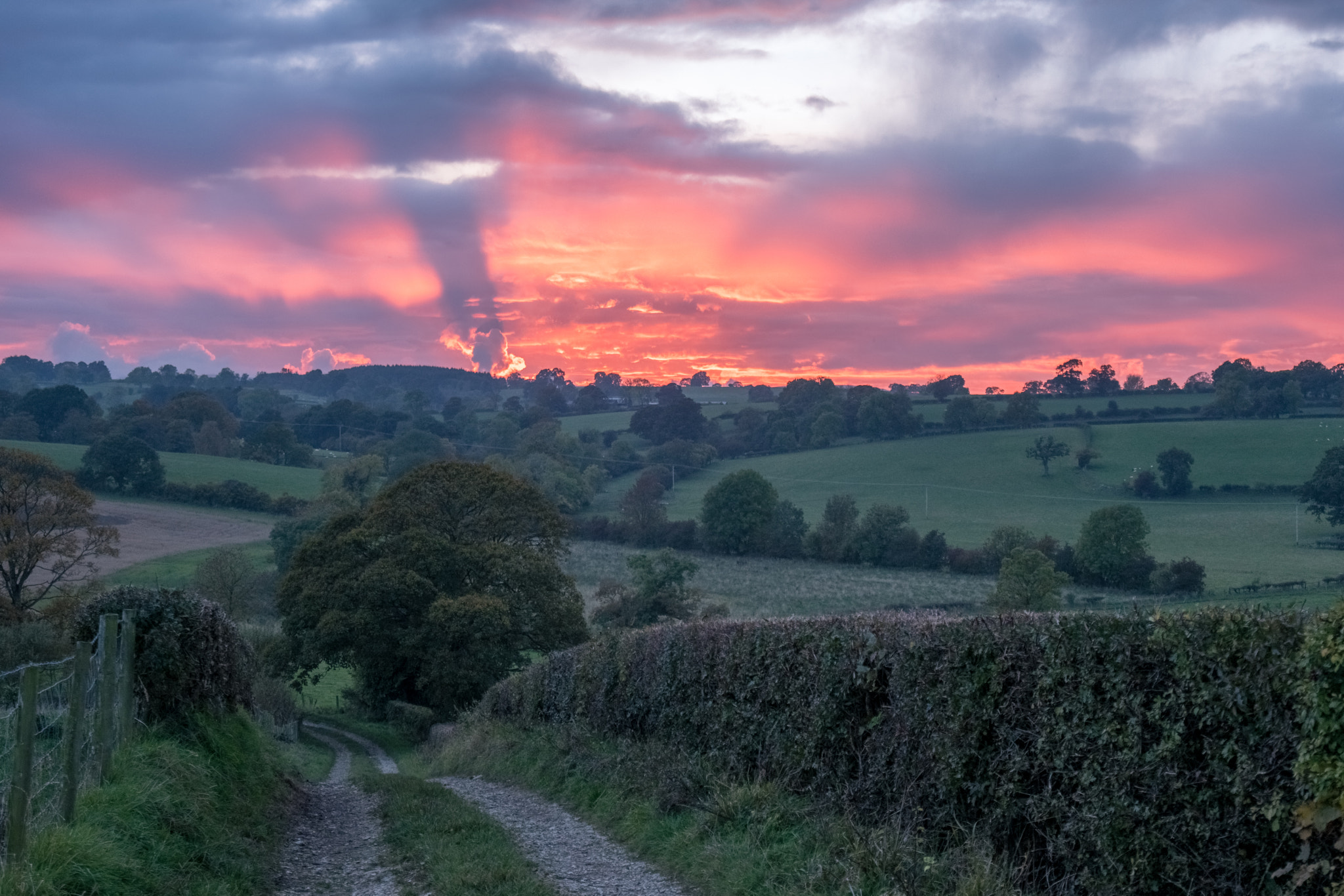 Sony a6300 + Sony Vario-Tessar T* FE 16-35mm F4 ZA OSS sample photo. Eden valley sunset, cumbria photography