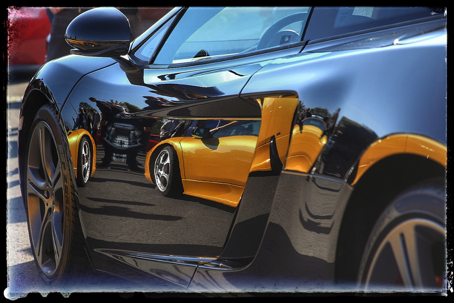 Canon EF 28-105mm f/3.5-4.5 USM sample photo. Mclaren p1 with lamborghini aventador photography