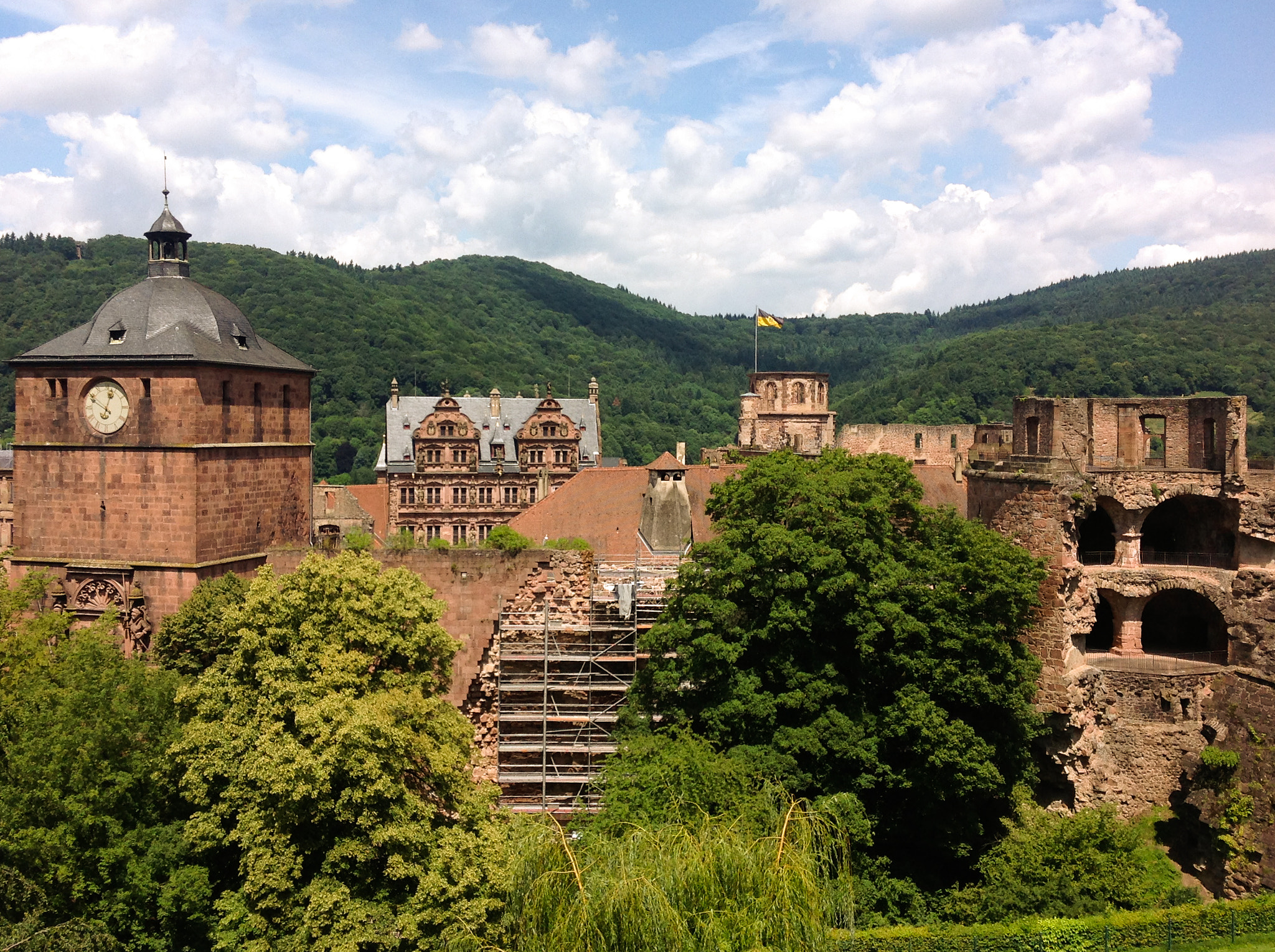 Blux Touch Blux Camera V1.1 + iPad back camera 4.28mm f/2.4 sample photo. Heidelberg castle photography