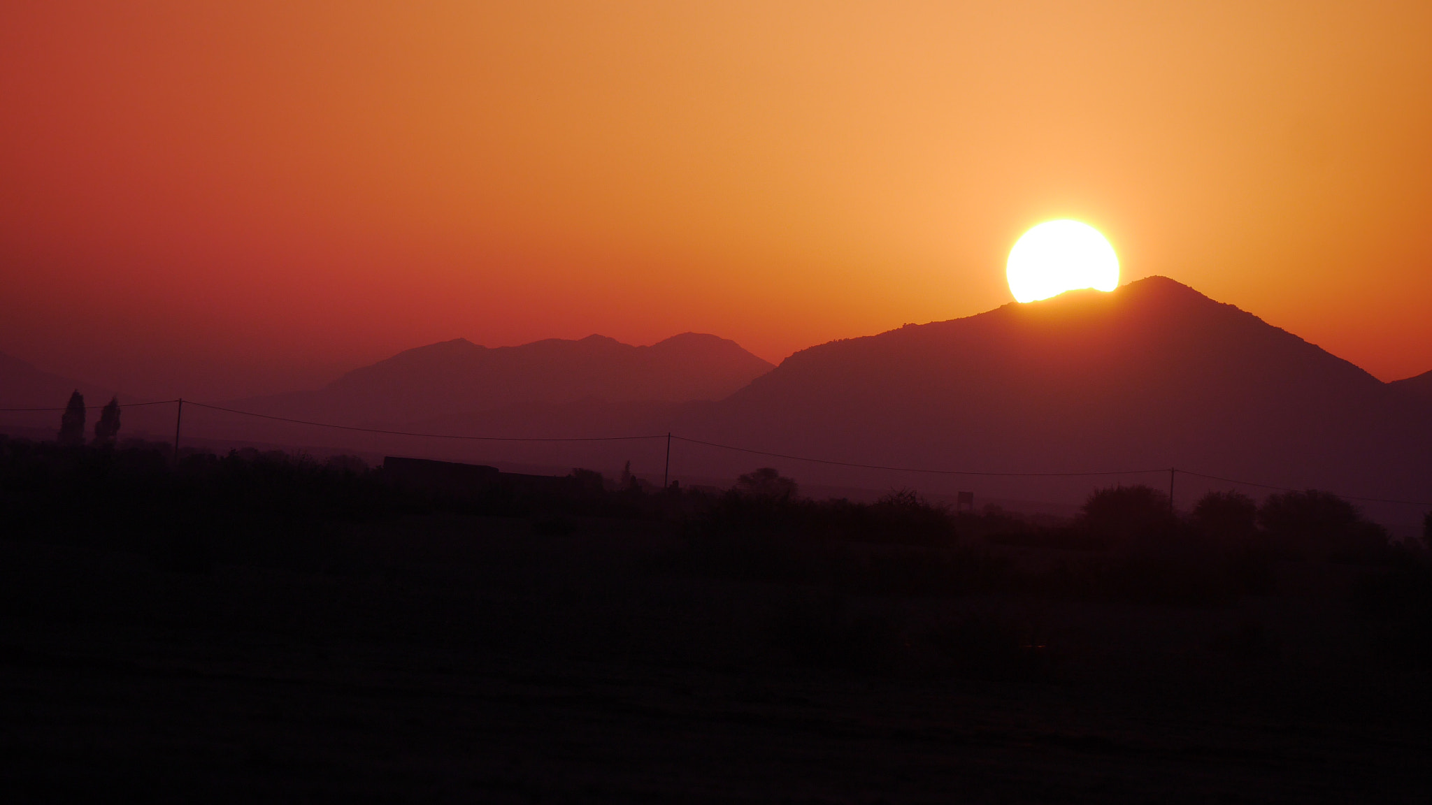 Panasonic Lumix DMC-GF6 sample photo. Sonnenaufgang in marrakech photography