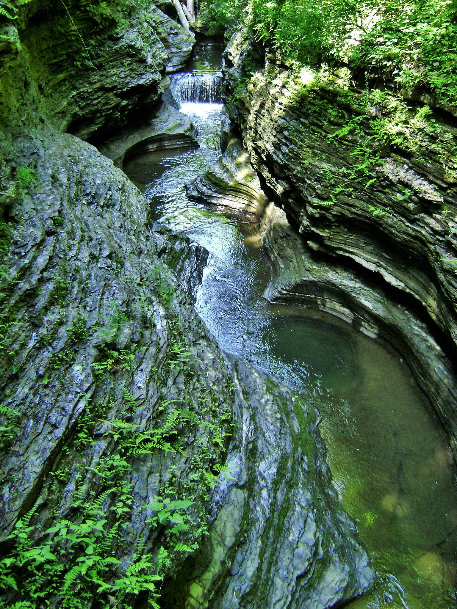 Sony DSC-S700 sample photo. Watkins glen gorge, new york - 2 photography