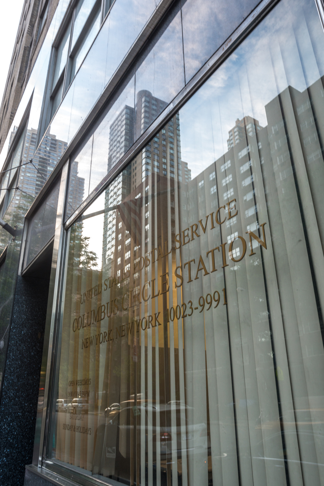 Nikon D800 sample photo. Columbus circle post office photography