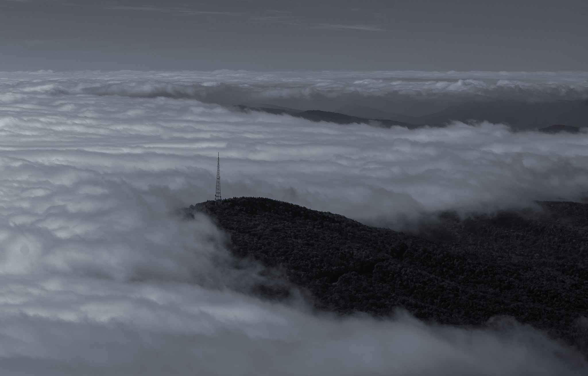 Pentax K-50 sample photo. Cloudy mountain photography