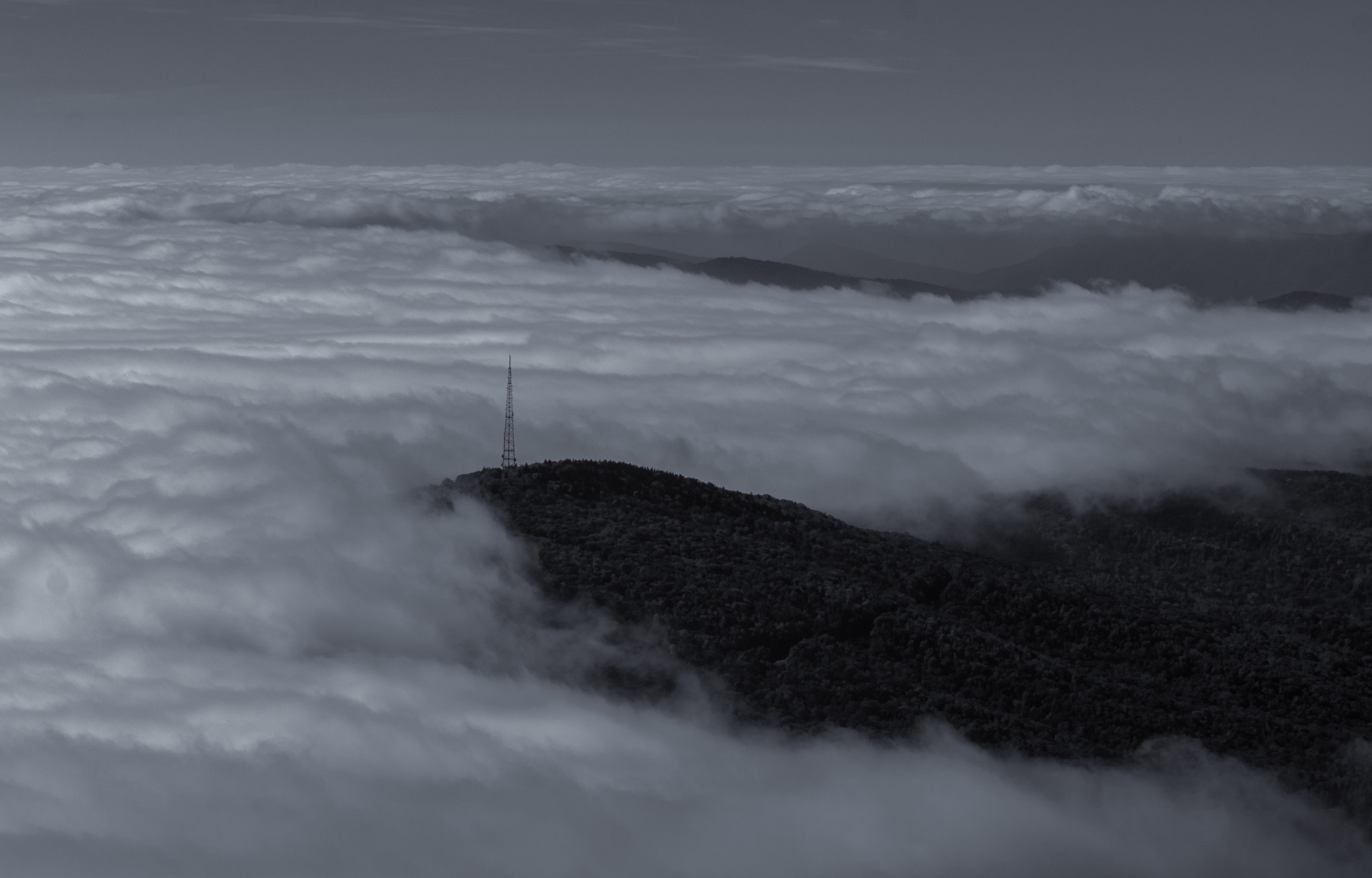 Pentax K-50 + Pentax smc DA* 55mm F1.4 SDM sample photo. Cloudy mountain photography