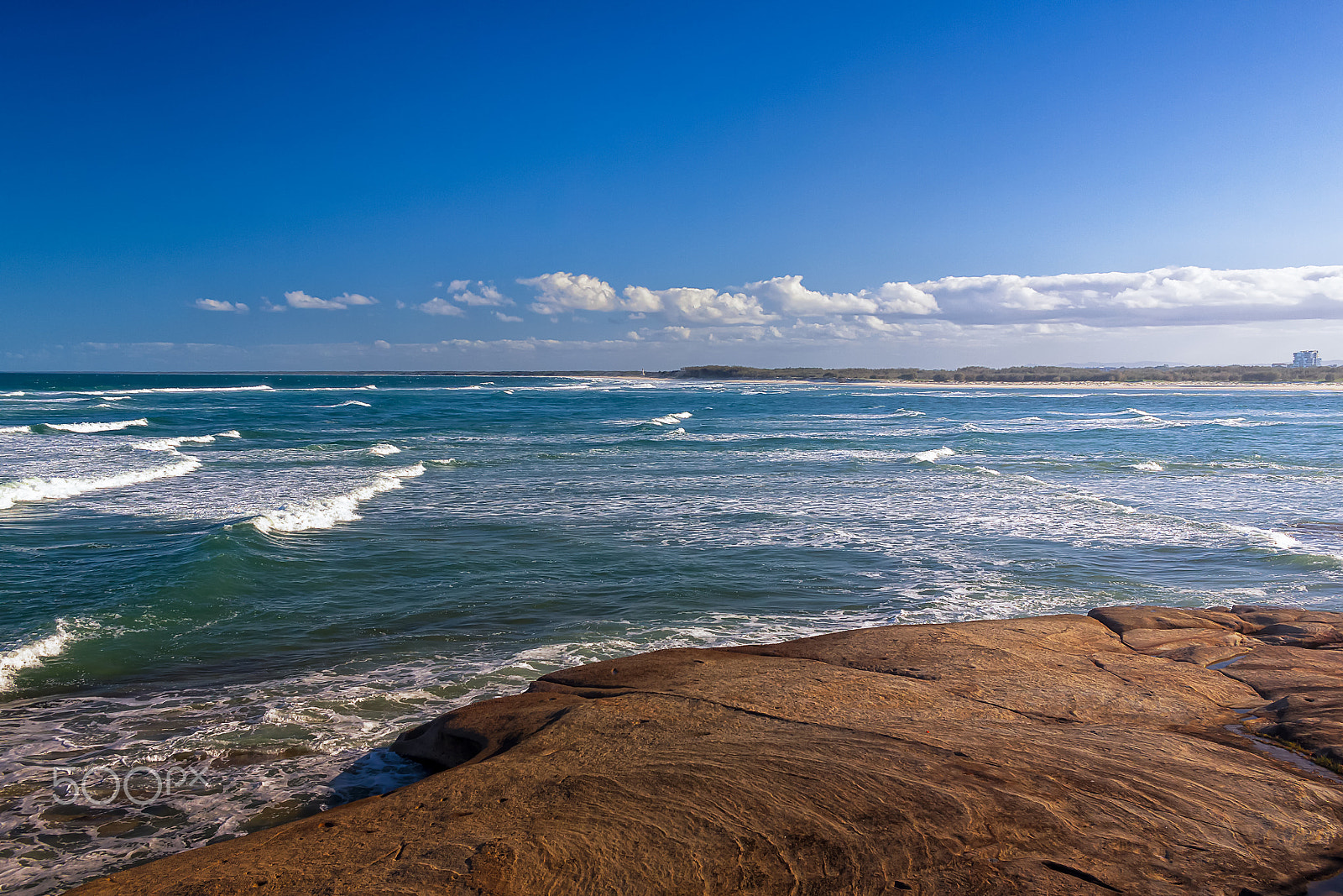 Canon EF-S 24mm F2.8 STM sample photo. Morning waves of caloundra photography