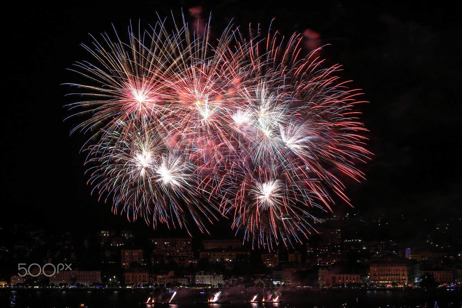 Sigma 70-200mm F2.8 EX DG OS HSM sample photo. Lichterfest gmunden - firework 2016 photography