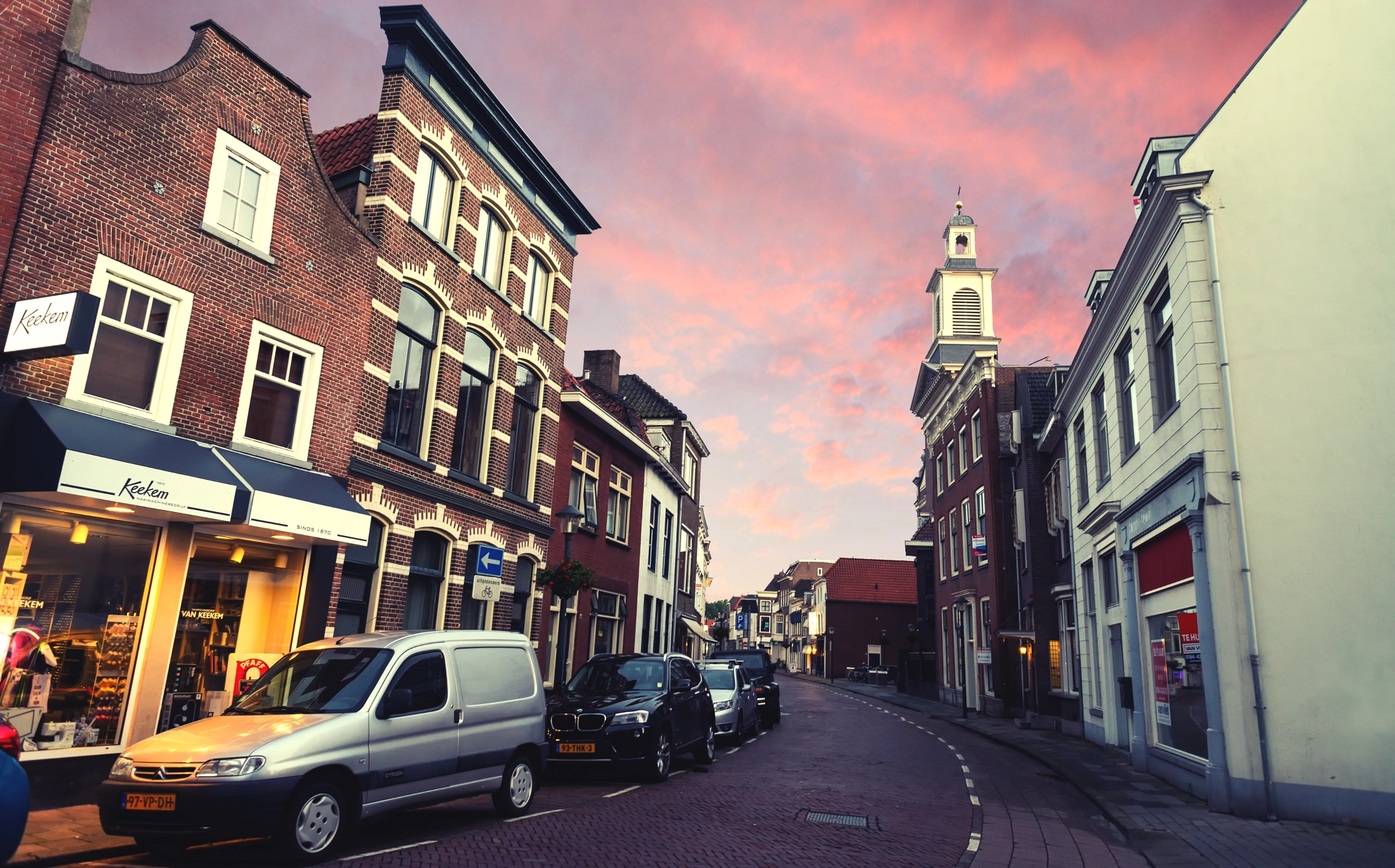 Nikon D610 + Nikon AF Nikkor 24mm F2.8D sample photo. Sunset in gorinchem photography