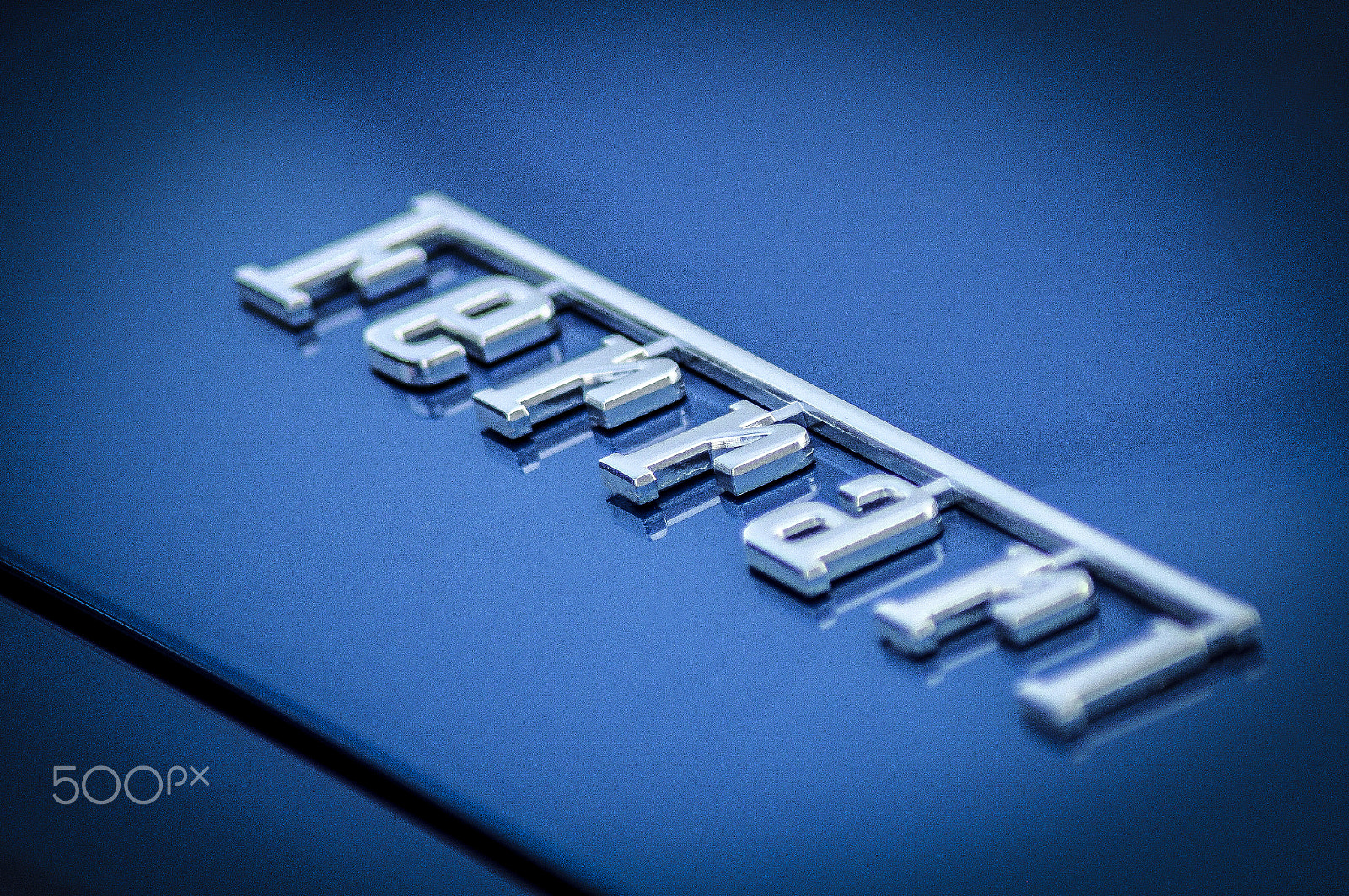 Nikon D5000 sample photo. Ferrari logo photography