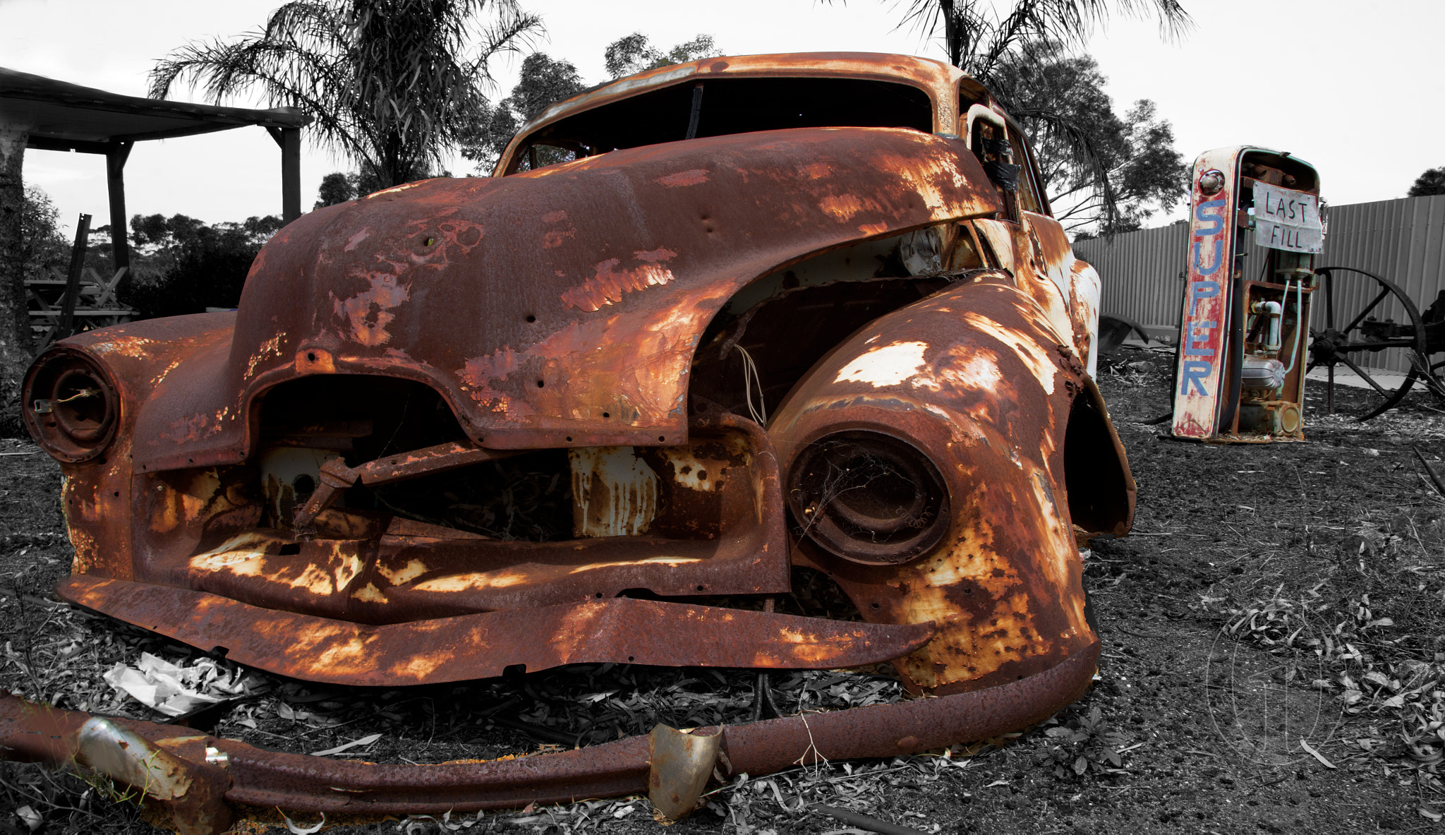 Pentax K-30 + Sigma 18-200mm F3.5-6.3 II DC OS HSM sample photo. Last fill: moorine rock, western australia photography