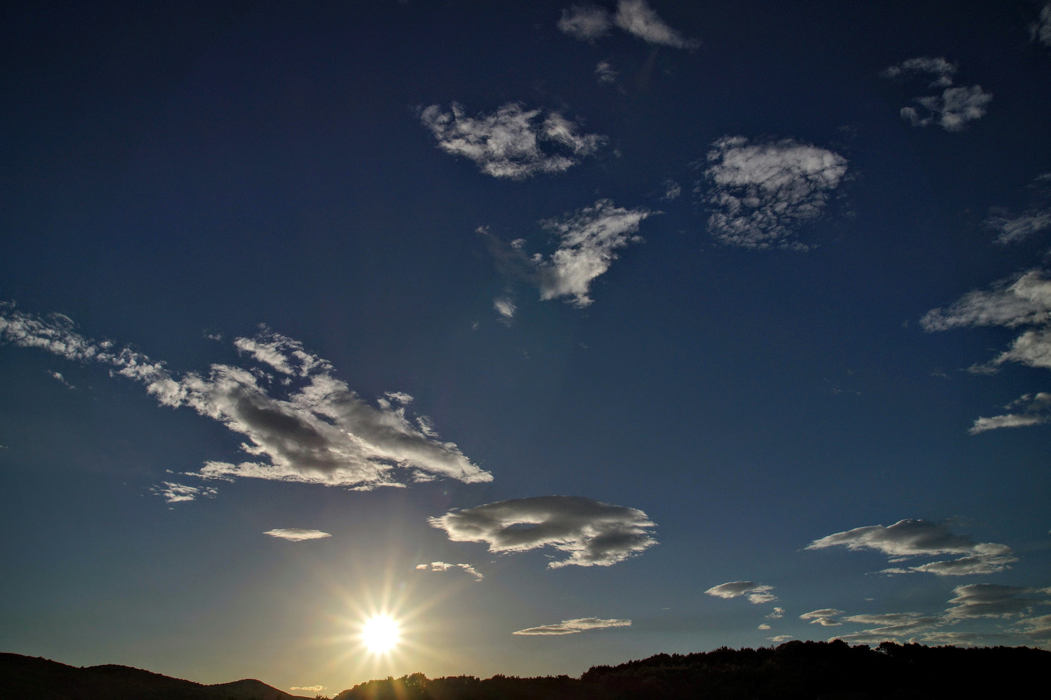 Sony SLT-A58 + Tamron Lens (255) sample photo. Sunset over the island  photography