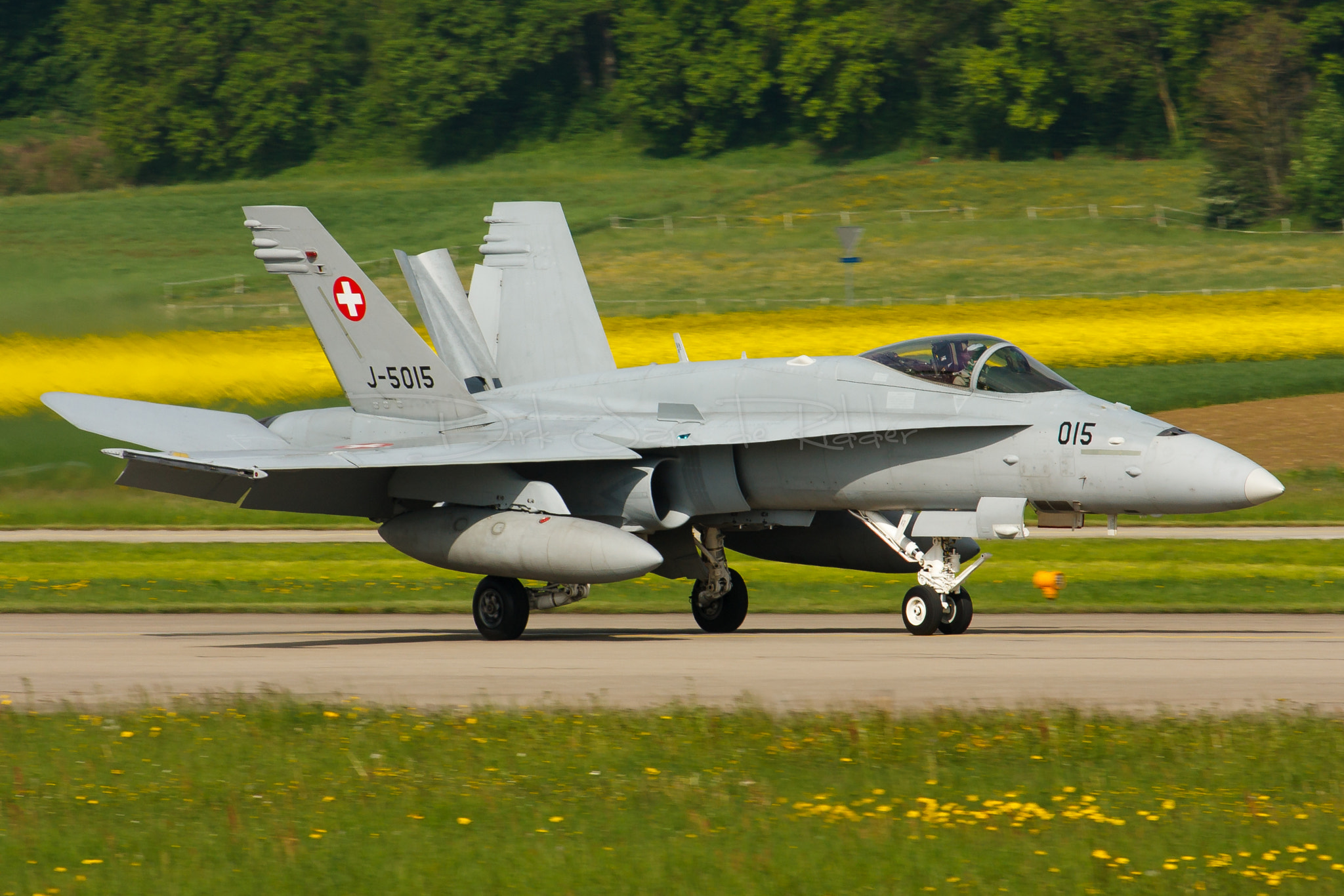 Canon EOS 40D + Canon EF 70-200mm F2.8L USM sample photo. Swiss air force f/a-18c hornet photography