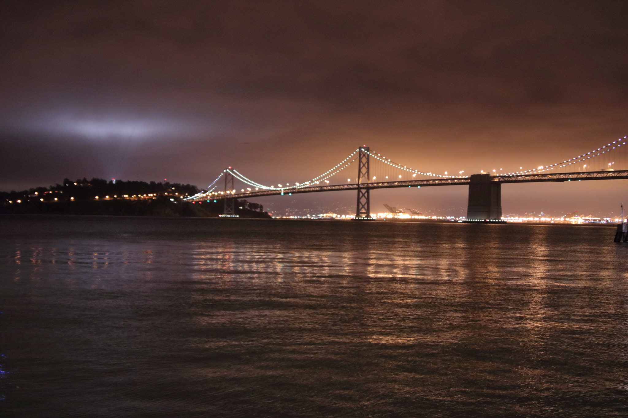 Canon EOS 760D (EOS Rebel T6s / EOS 8000D) + Tamron AF 28-75mm F2.8 XR Di LD Aspherical (IF) sample photo. A glittery evening by the bay, san francisco photography