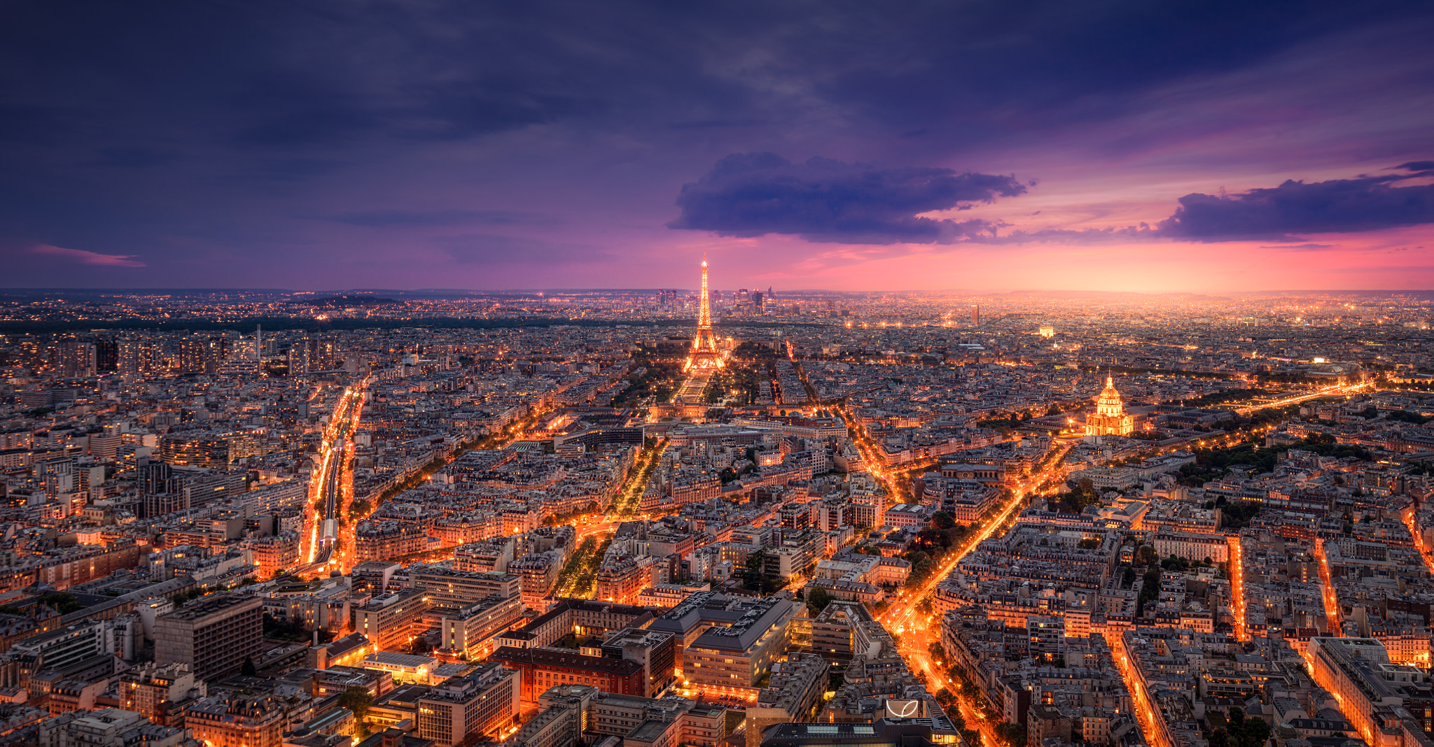 Canon TS-E 24.0mm f/3.5 L II sample photo. Paris sunset photography