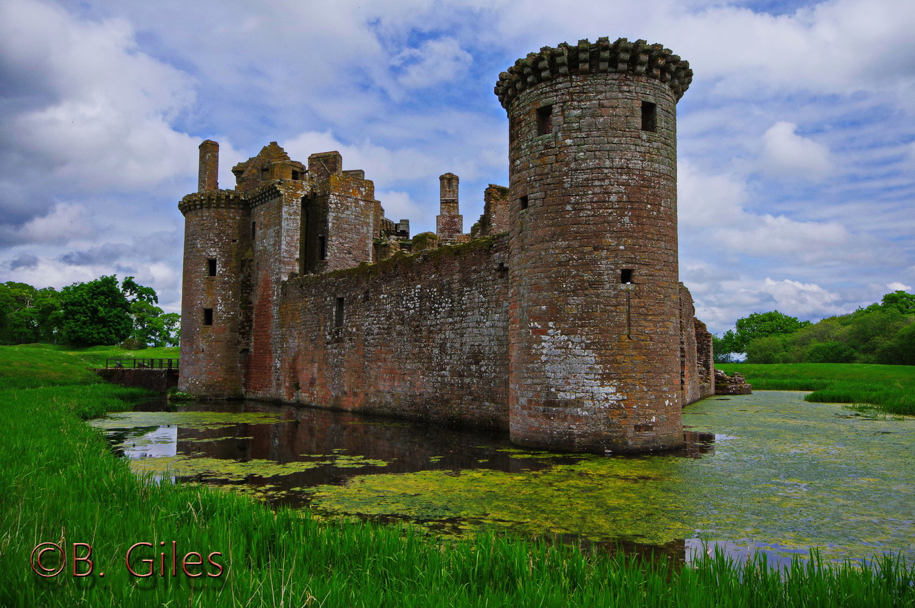 Pentax K-3 sample photo. Caerlaverock castle scotland photography