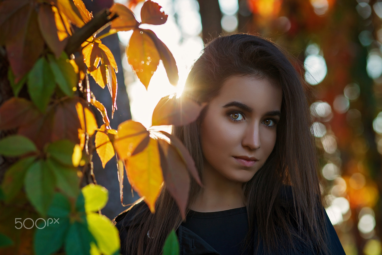 Canon EF 100mm F2.0 USM sample photo. Autumn portrait photography