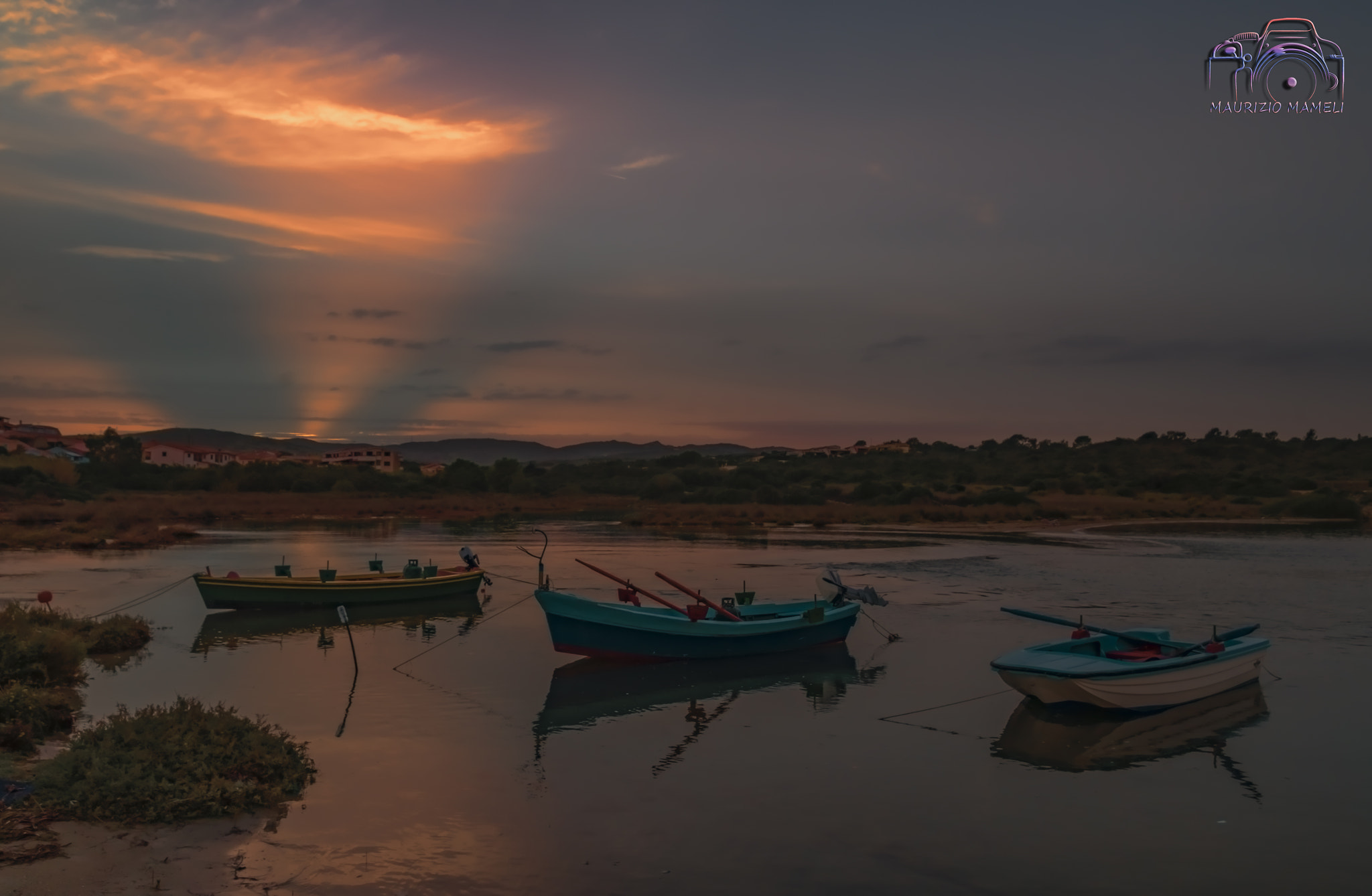 Sigma 17-50mm F2.8 EX DC HSM sample photo. Boats at sunset photography
