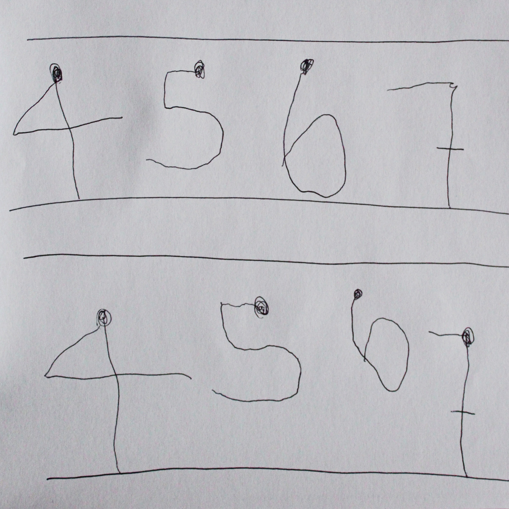 Canon EF-S 18-55mm F3.5-5.6 IS II sample photo. A child's first attempts to write look, for me at  ... photography