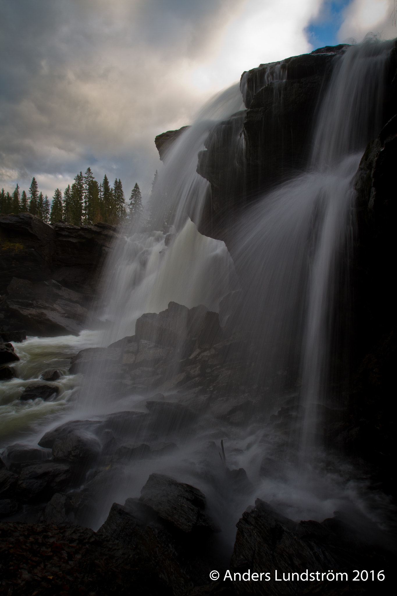 Canon EOS 7D + Canon EF 16-35mm F2.8L USM sample photo. Ristafallet i västra jämtland. photography