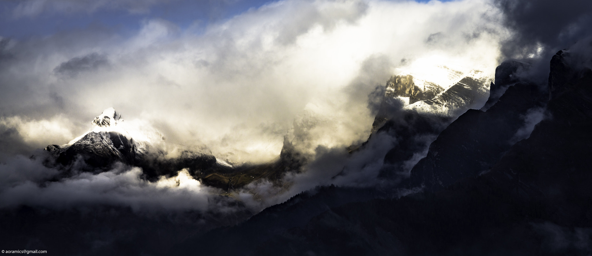 Nikon D800E + Sigma 24-105mm F4 DG OS HSM Art sample photo. Stormy summits photography
