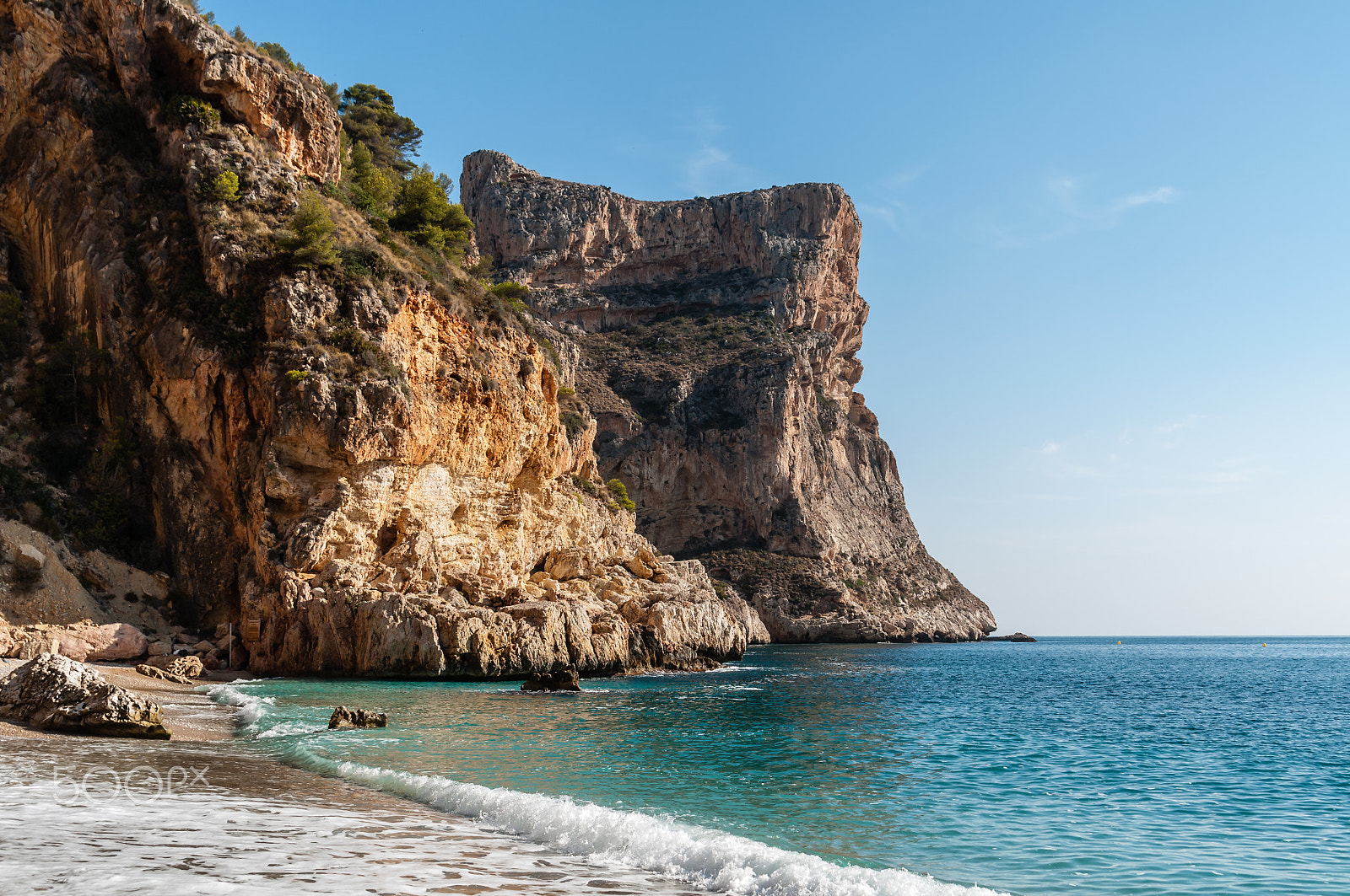 Nikon D5000 sample photo. Cliffs photography