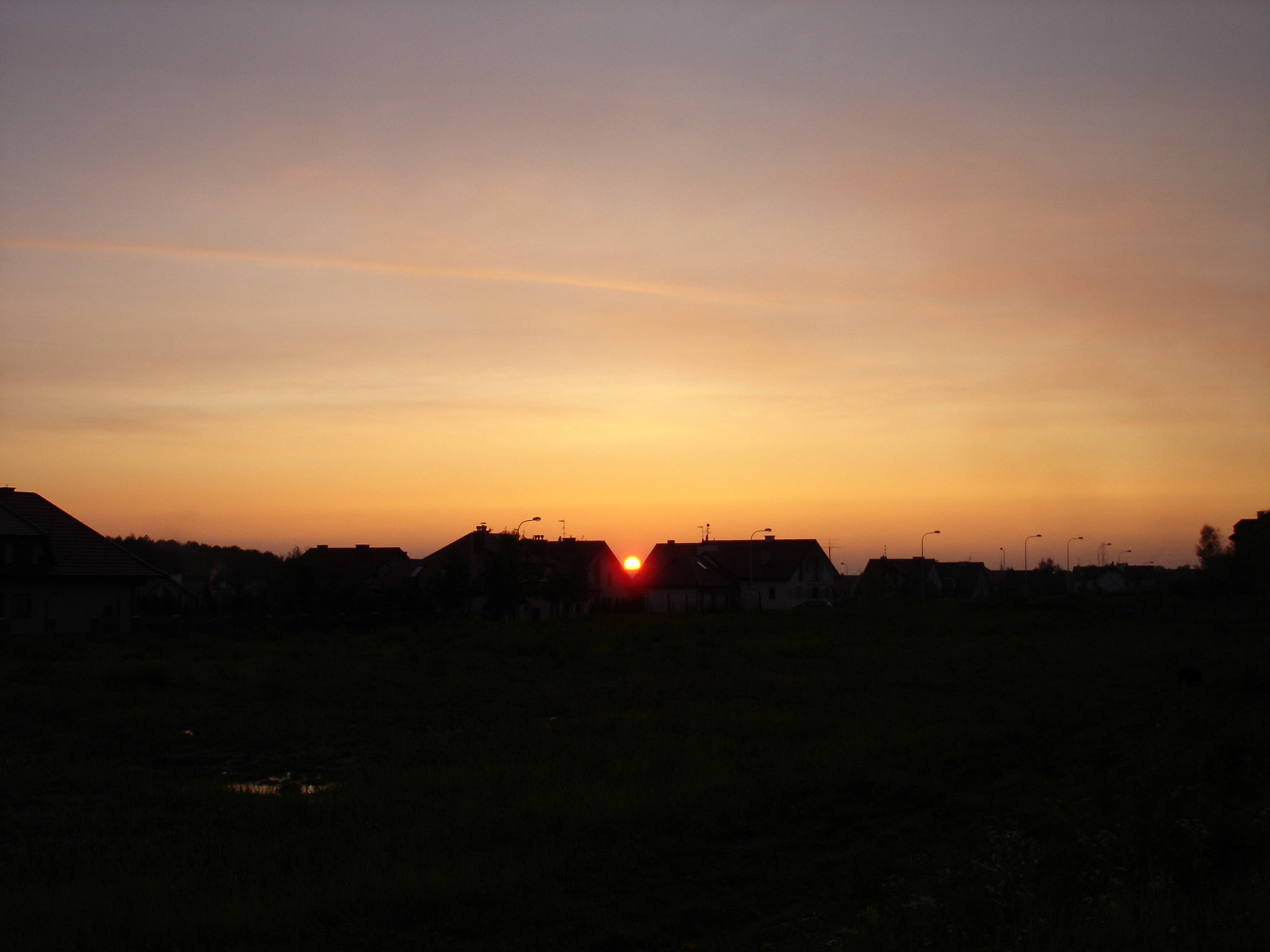 Sony DSC-W12 sample photo. Sunset photography