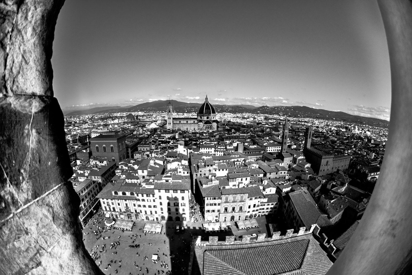 Samyang 8mm F3.5 Aspherical IF MC Fisheye sample photo. Florence fisheye cityscape photography