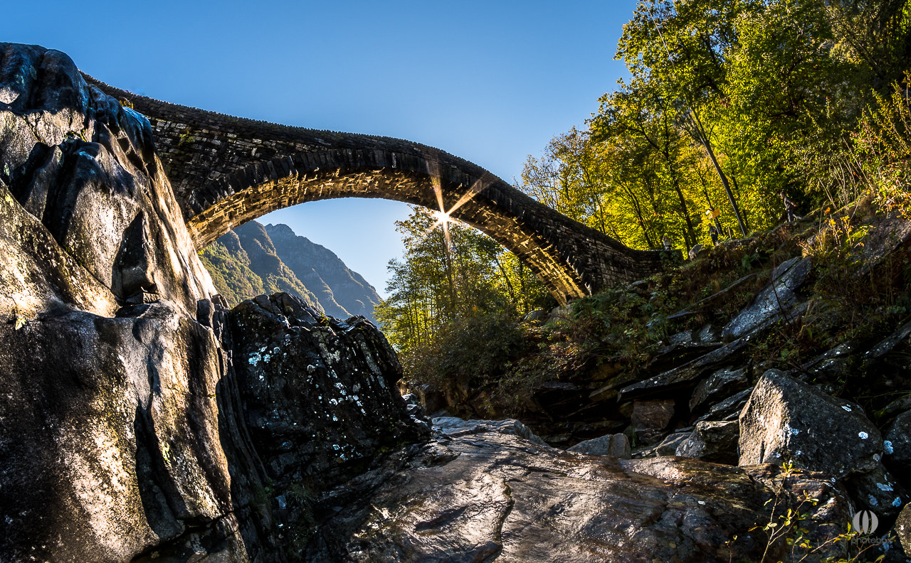 Nikon D500 + Samyang 8mm F3.5 Aspherical IF MC Fisheye sample photo. Ponte dei salti photography