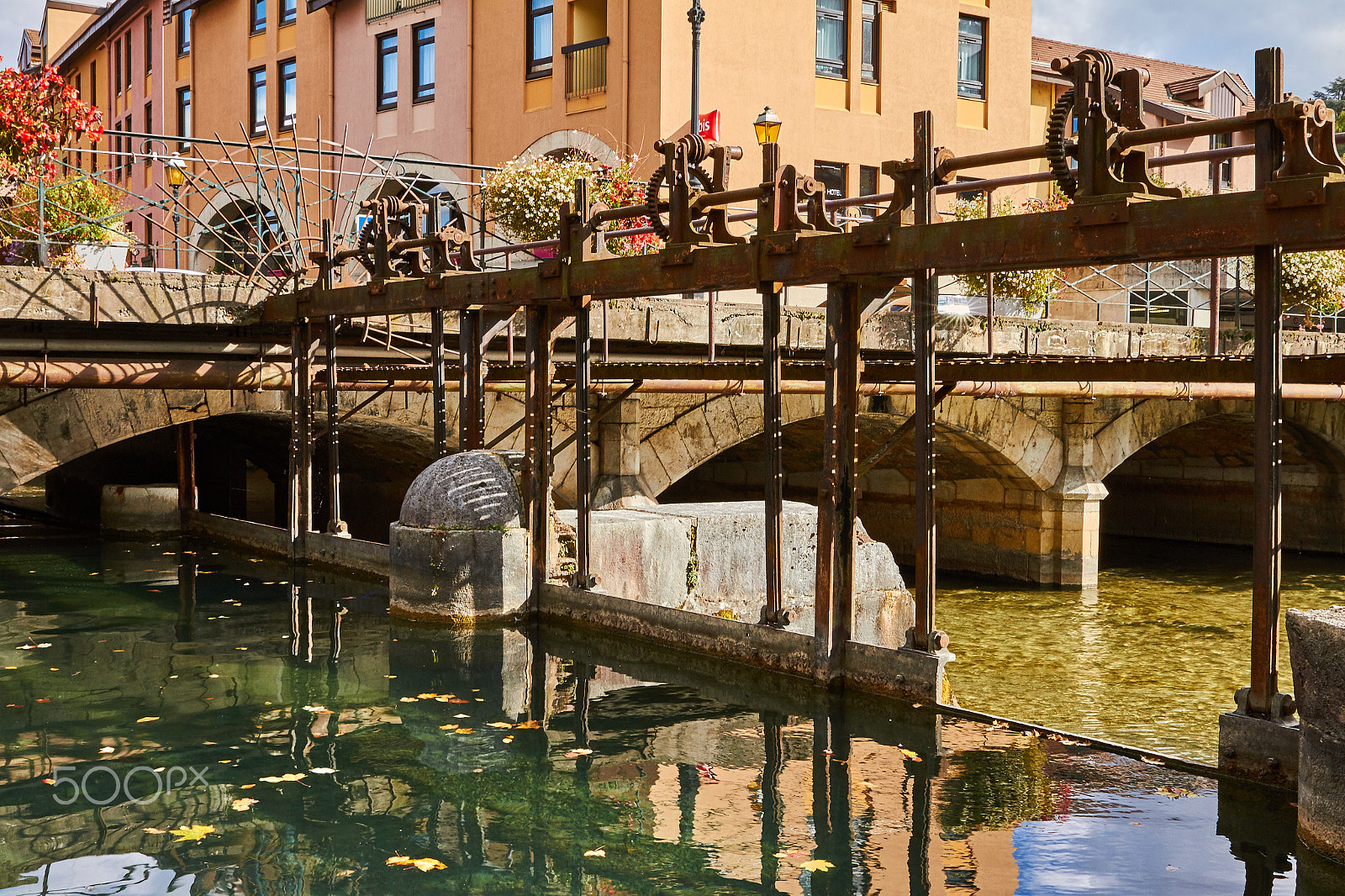 Sigma 24-70mm F2.8 EX DG HSM sample photo. Old weir, annecy photography