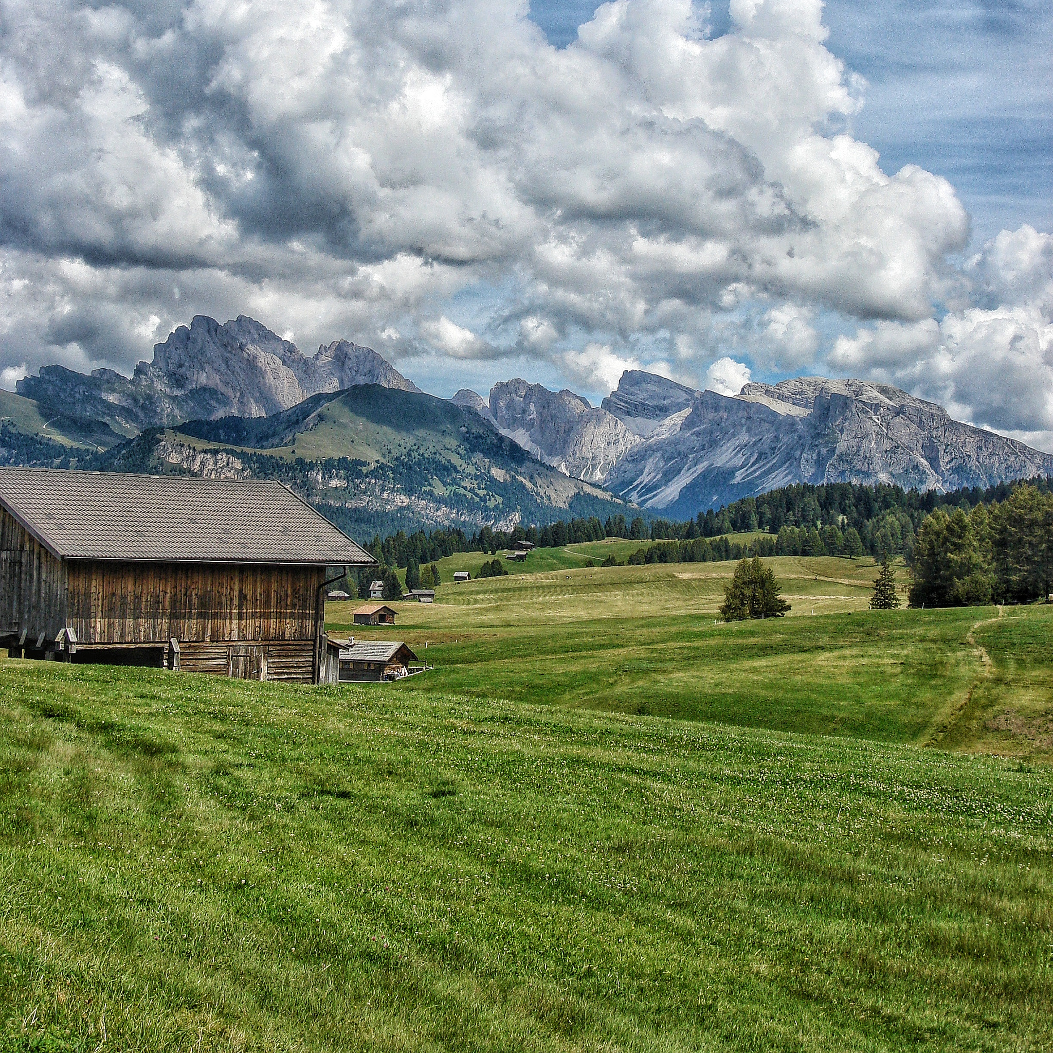 Sony DSC-N2 sample photo. Landscape mountain plateau alpe di siusi_13 - dolomites photography