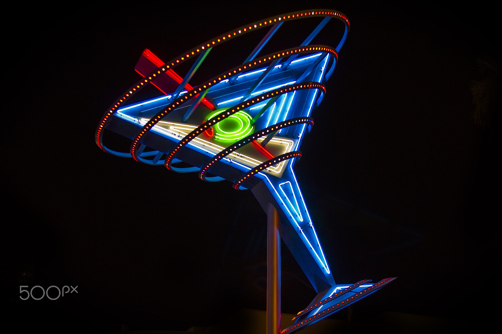 EF28-70mm f/2.8L USM sample photo. Vegas neon photography