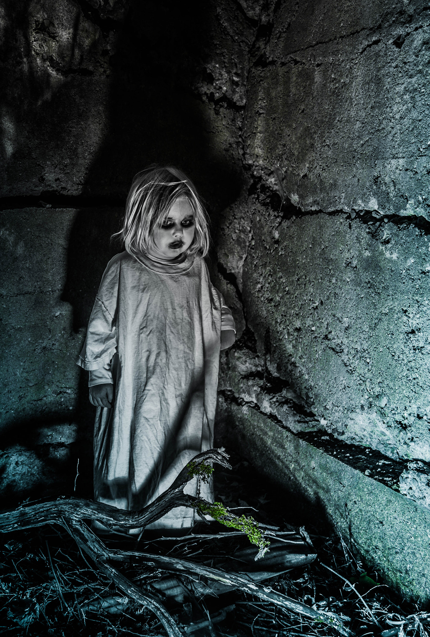 Canon EF 24-85mm F3.5-4.5 USM sample photo. My creepy kid. photography