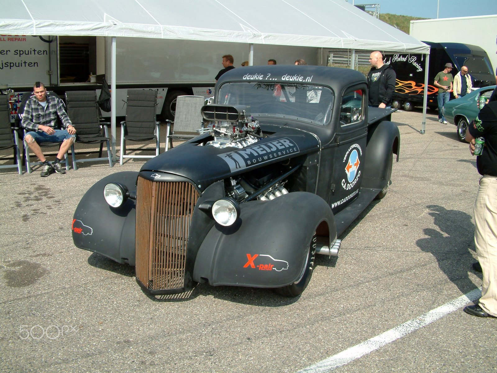 Fujifilm FinePix S602 ZOOM sample photo. Ratrod dragster @ zandvoort circuit netherlands photography